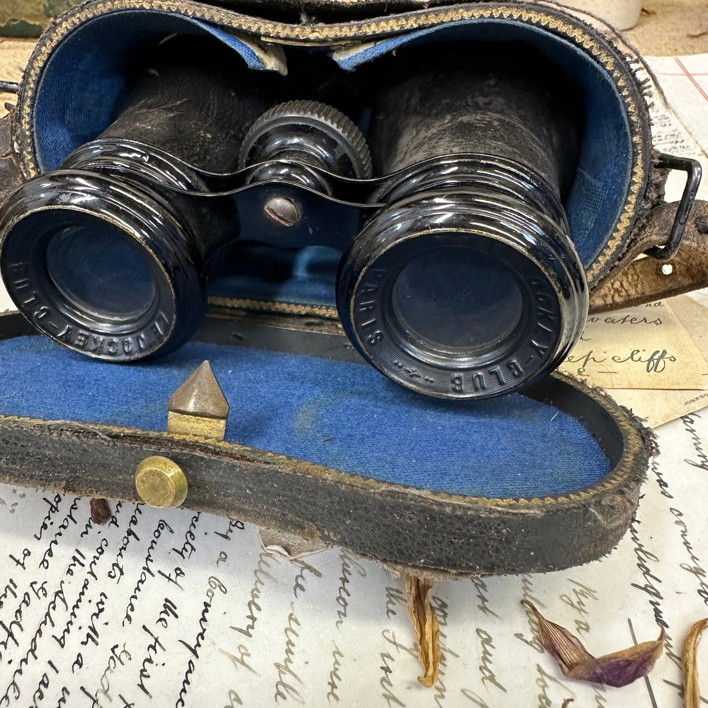 Antique Binoculars Le Jockey Club - The Blind Mole