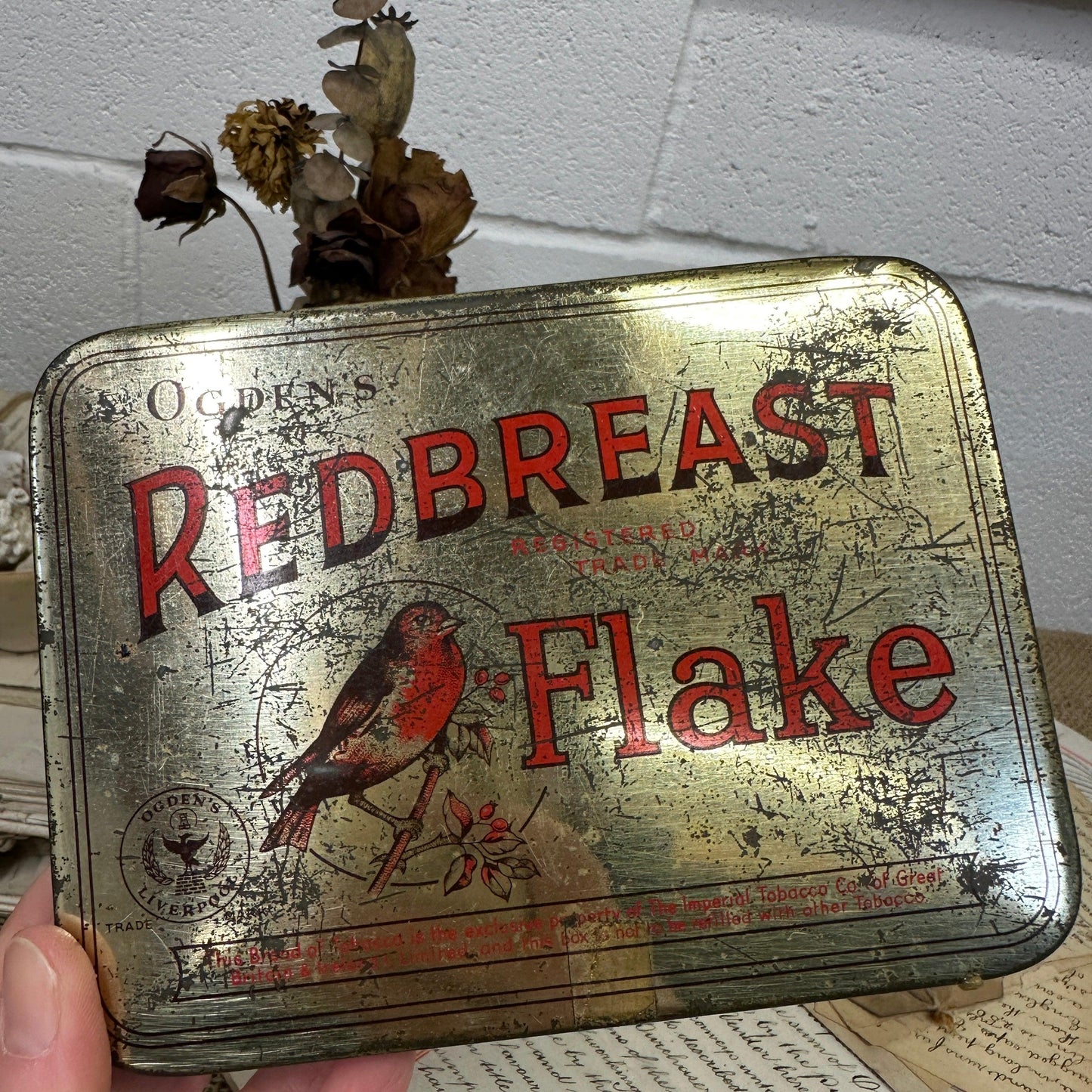 Redbreast Flake Tobacco Tin - The Blind Mole
