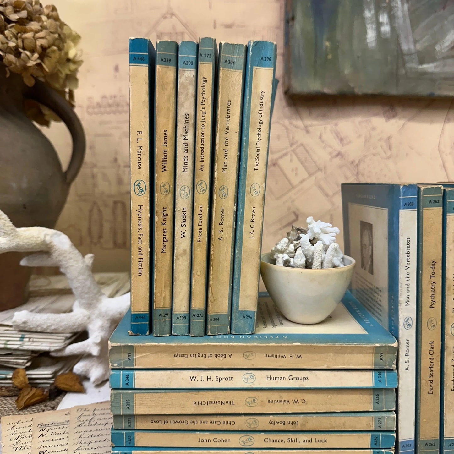 Vintage Blue Pelican books - The Blind Mole
