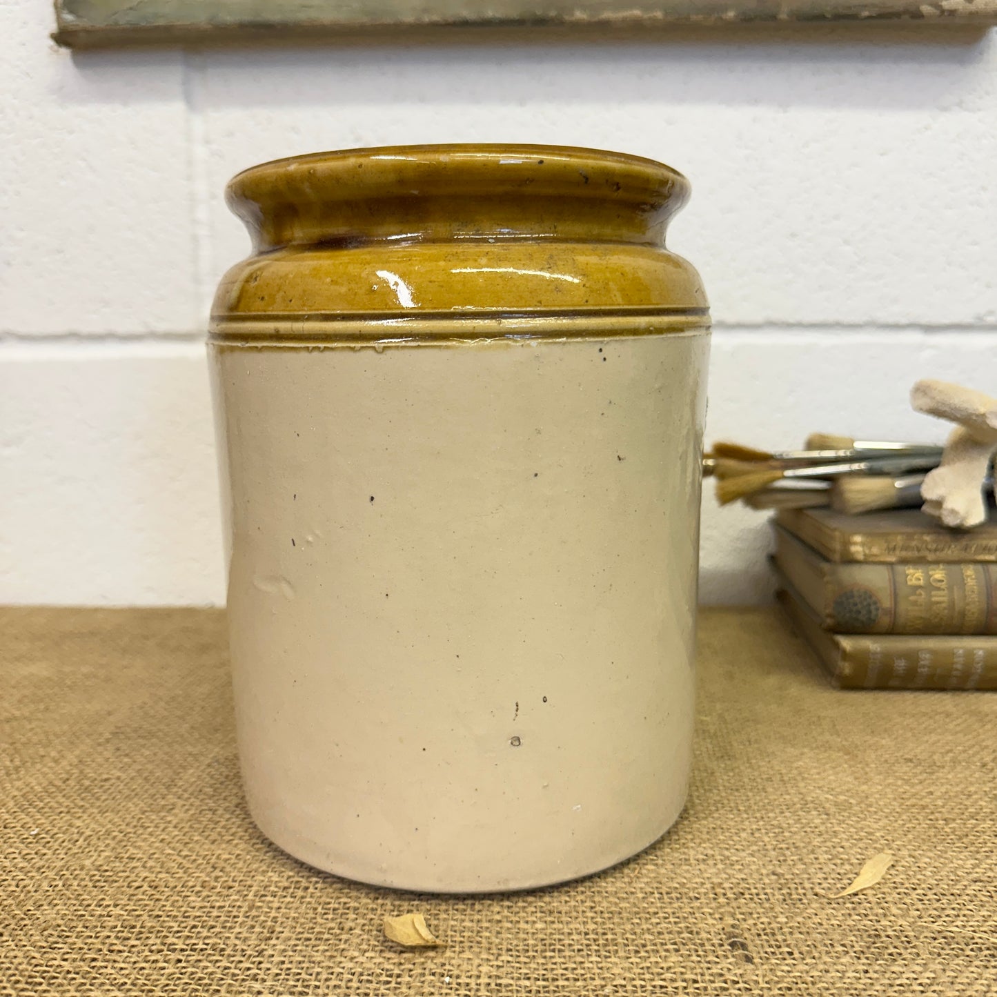 Large Stoneware Utensils Pot, Vase - The Blind Mole