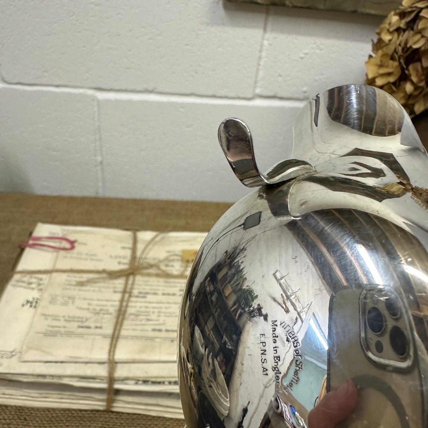 Victorian Style Silver Plated Cream Jug - The Blind Mole