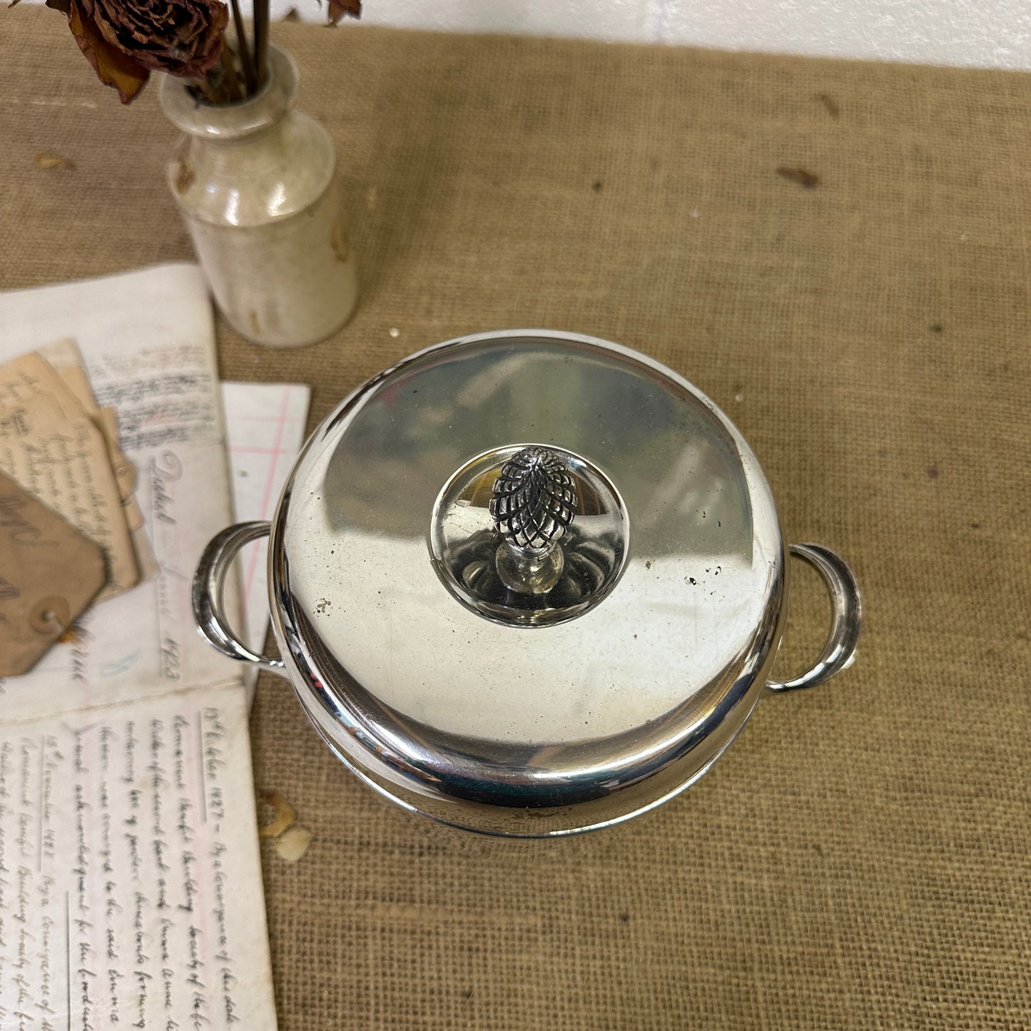 Lidded Ice Bucket Cooler EPNS - The Blind Mole