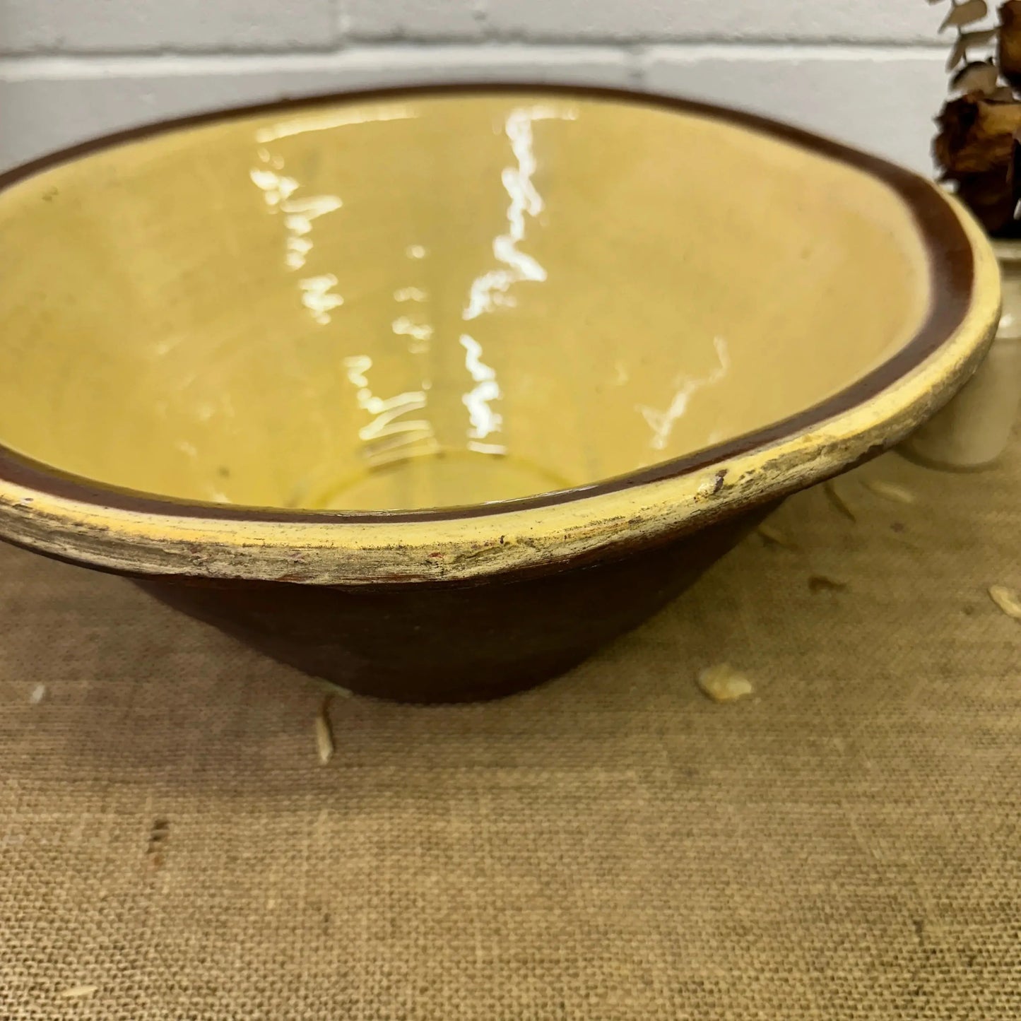 Antique Glazed Diary Confit Bowl Large - The Blind Mole