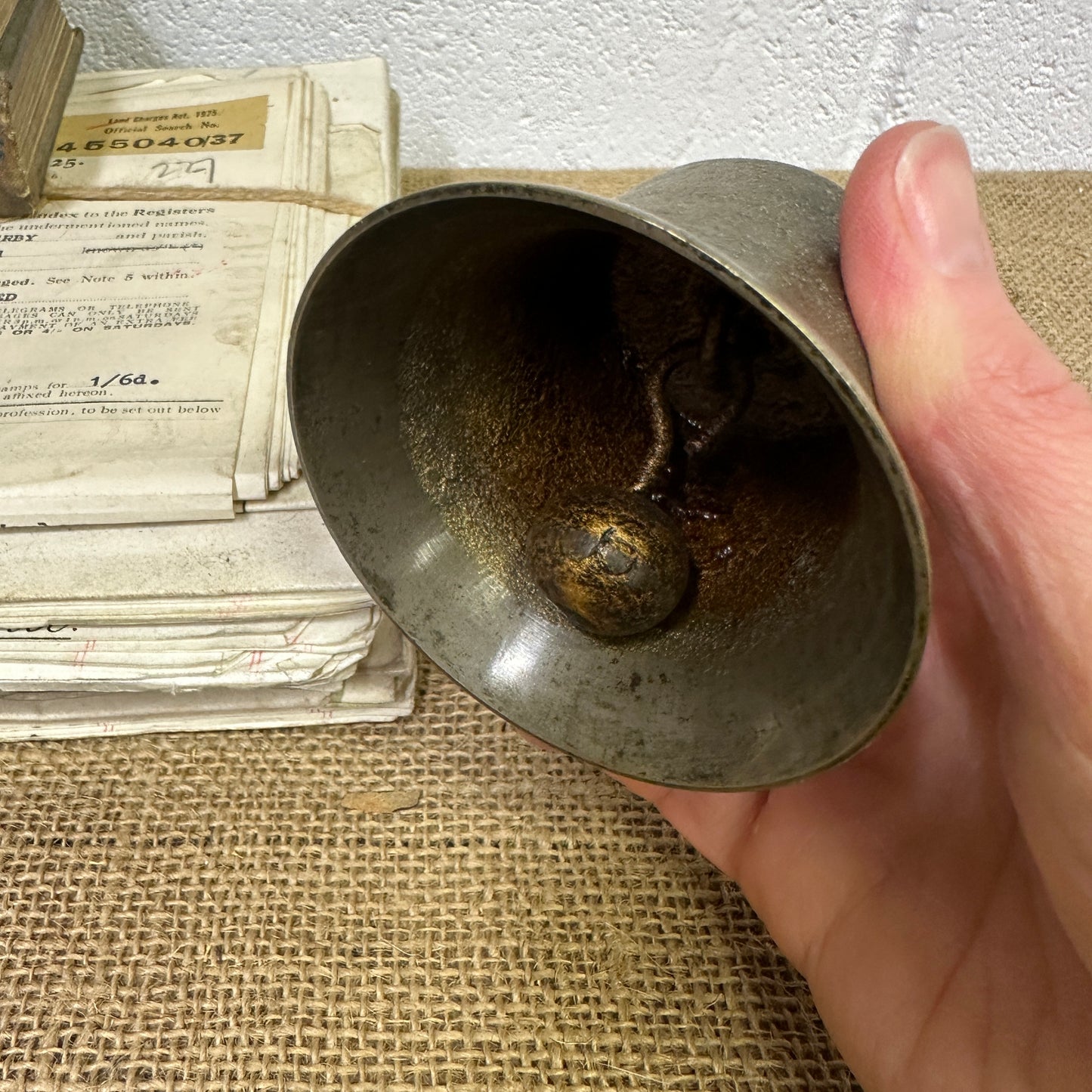 Hanging Cast Metal Bell
