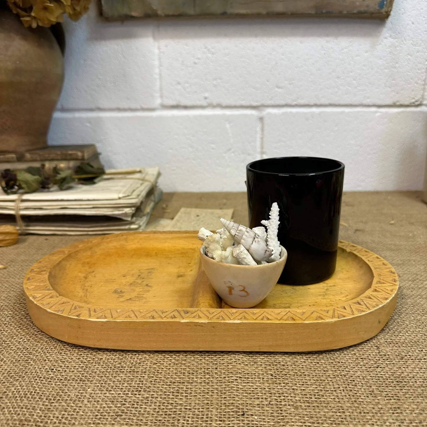 Mango Wood Serving Divided Tray - The Blind Mole