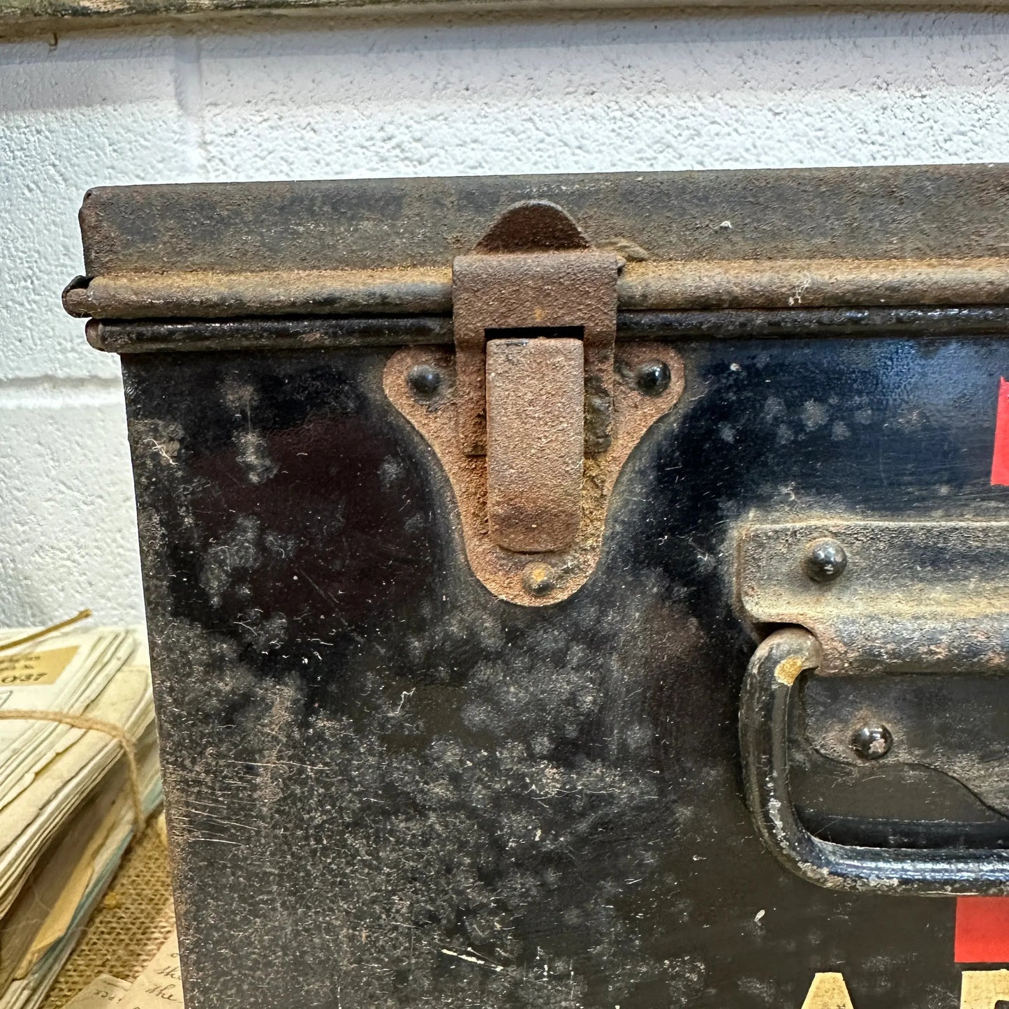 Metal Air Raid Fist Aid Tin - The Blind Mole