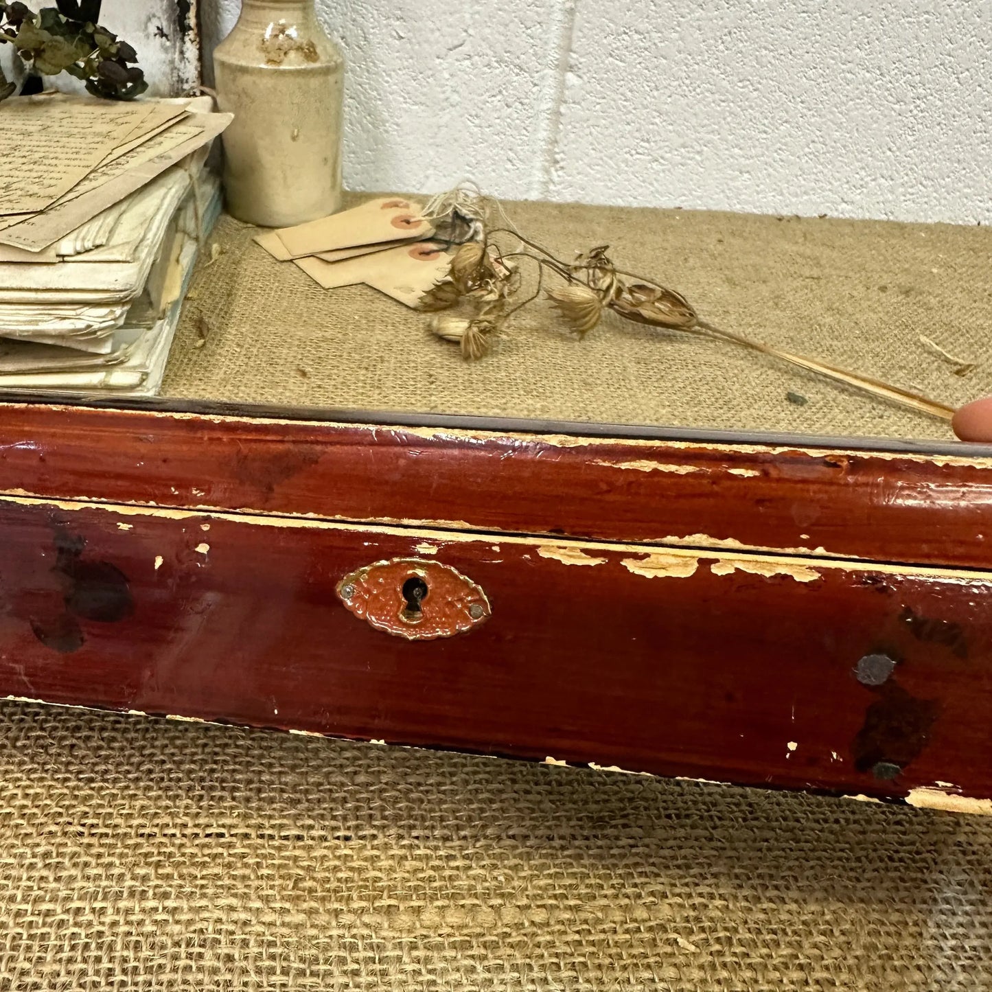 Red Oriental Keepsake Jewellery Box - The Blind Mole