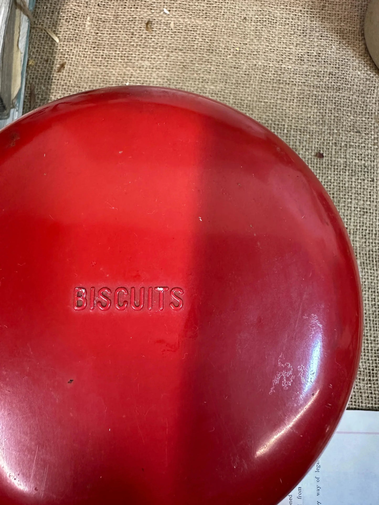 Vintage Worcester Ware Biscuit Tin - The Blind Mole