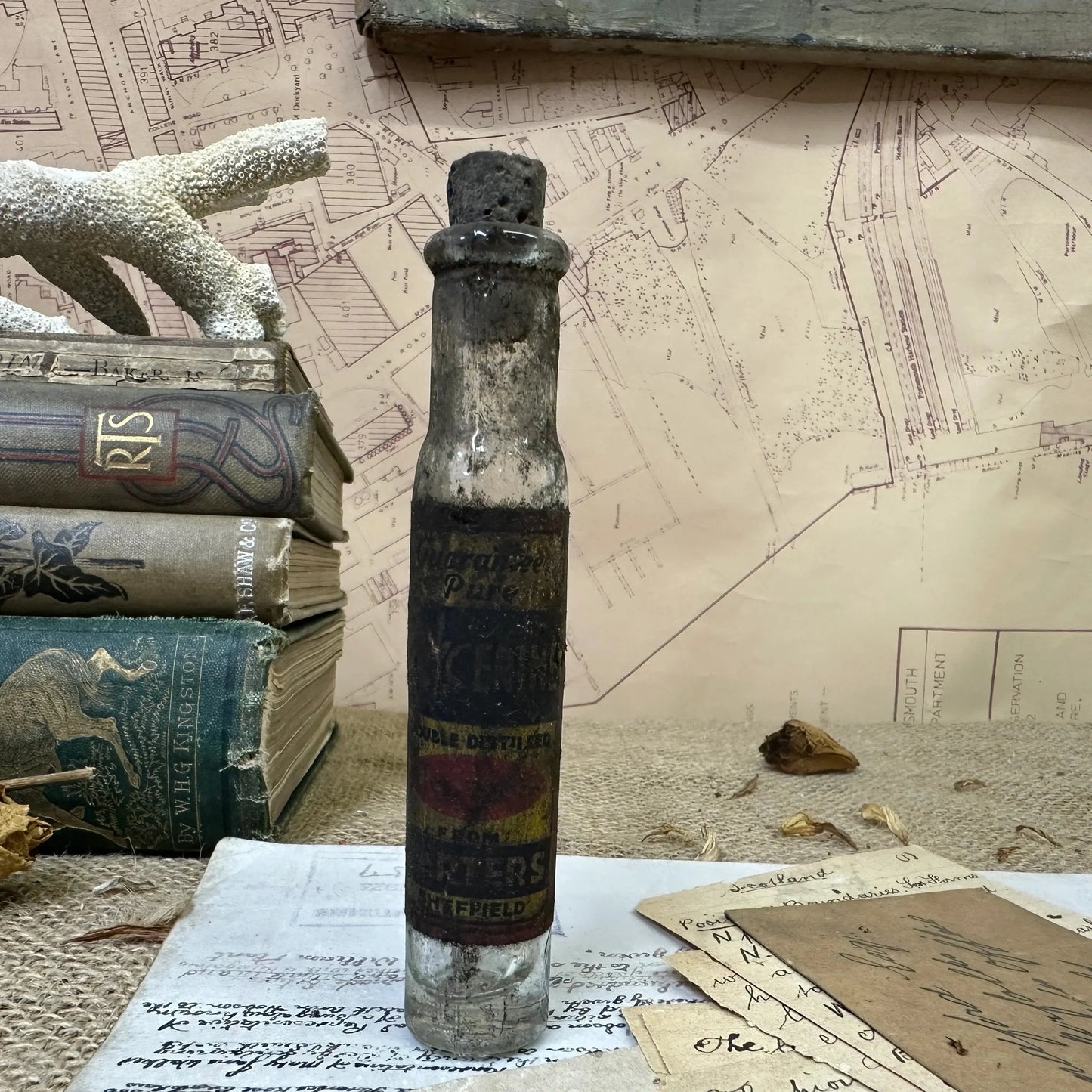 Vintage Apothecary Chemist Bottle - The Blind Mole