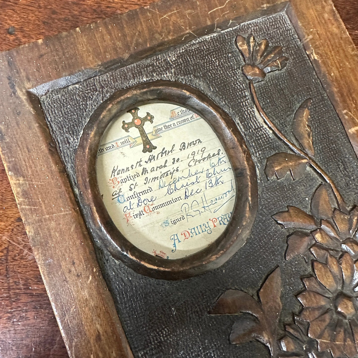 Wooden Picture Frame Panel The Blind Mole