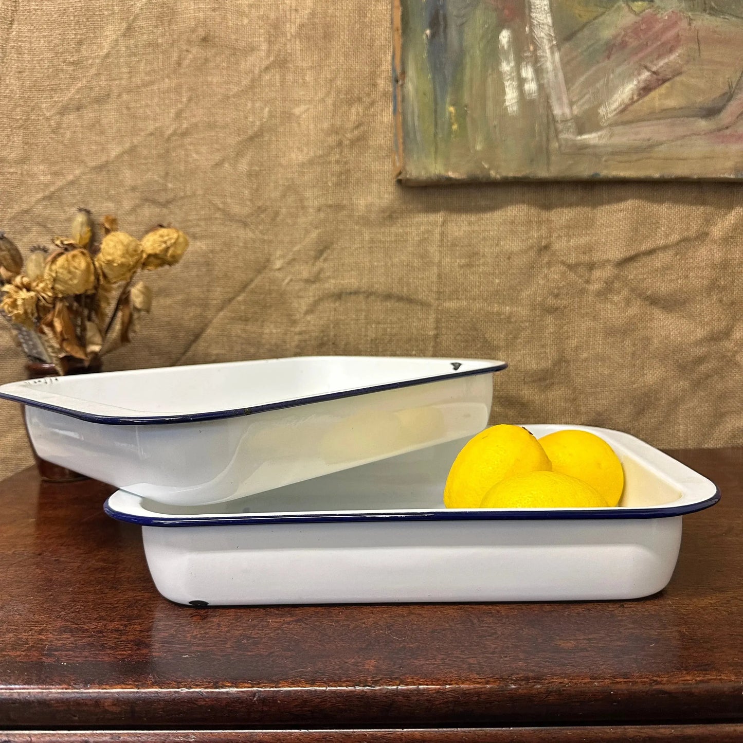 Enamel Roasting Developing Dish Trays The Blind Mole