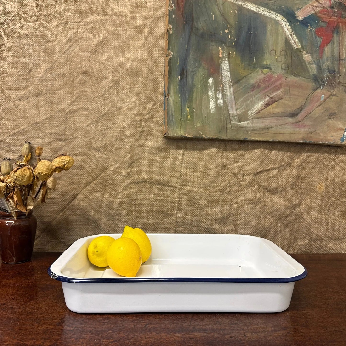 Enamel Roasting Developing Dish Tray The Blind Mole