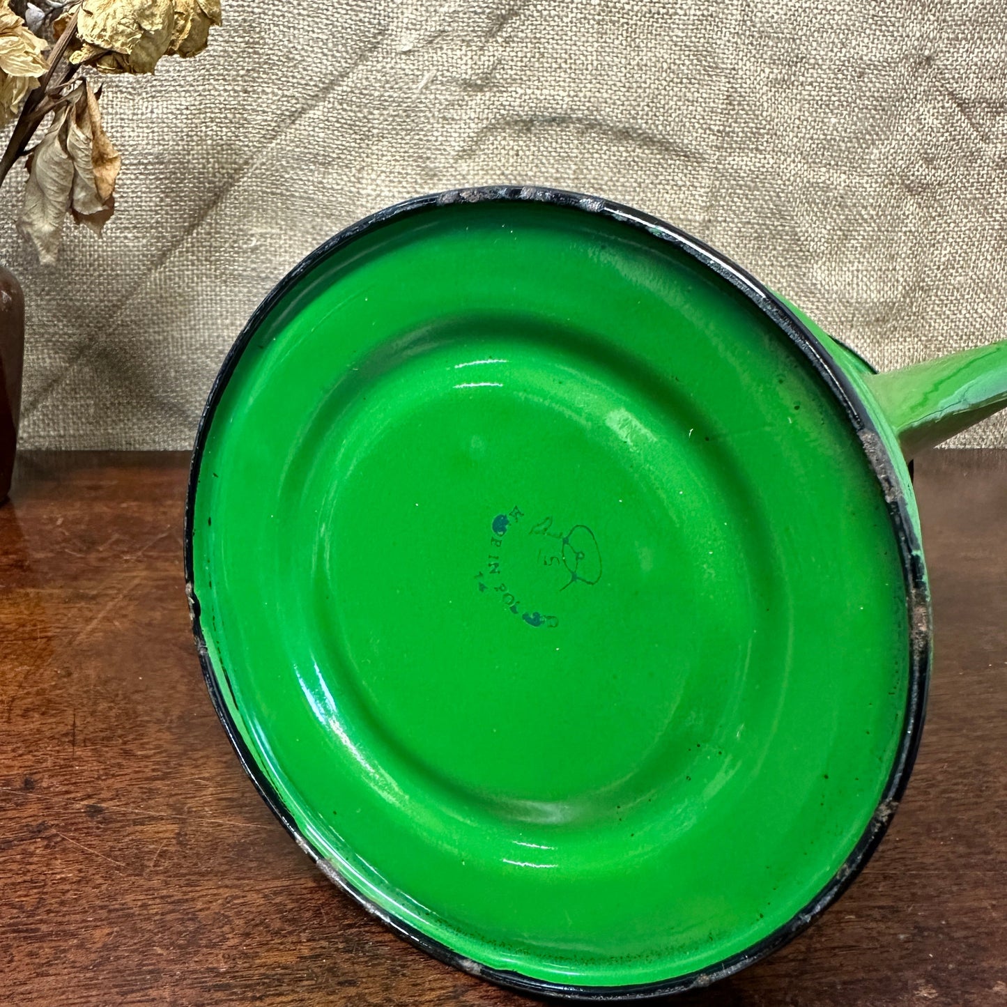 Green Enamel Coffee Pot The Blind Mole