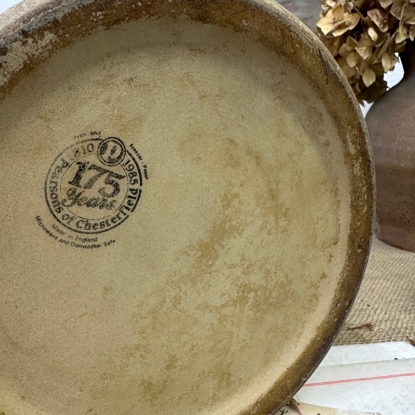 Stoneware Lidded Pearsons Pot - The Blind Mole