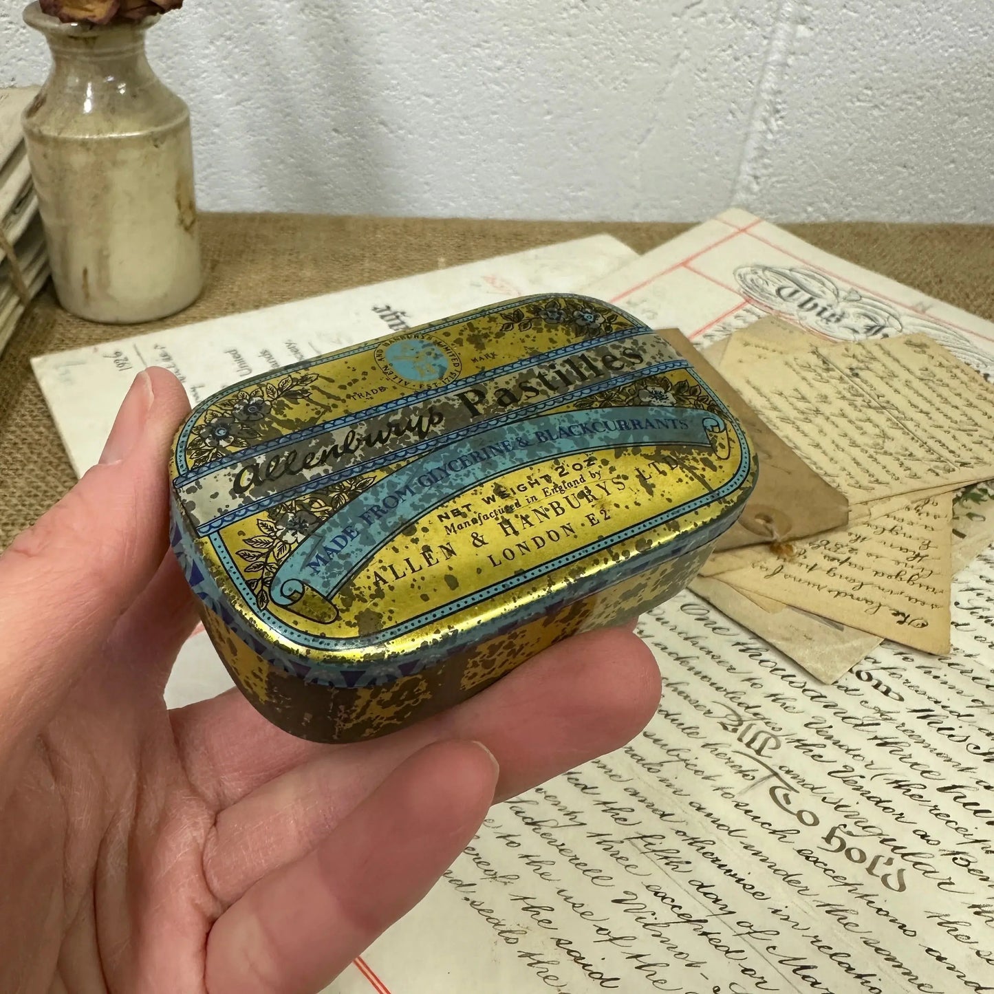 Vintage Allenbury’s Pastilles Tin - The Blind Mole