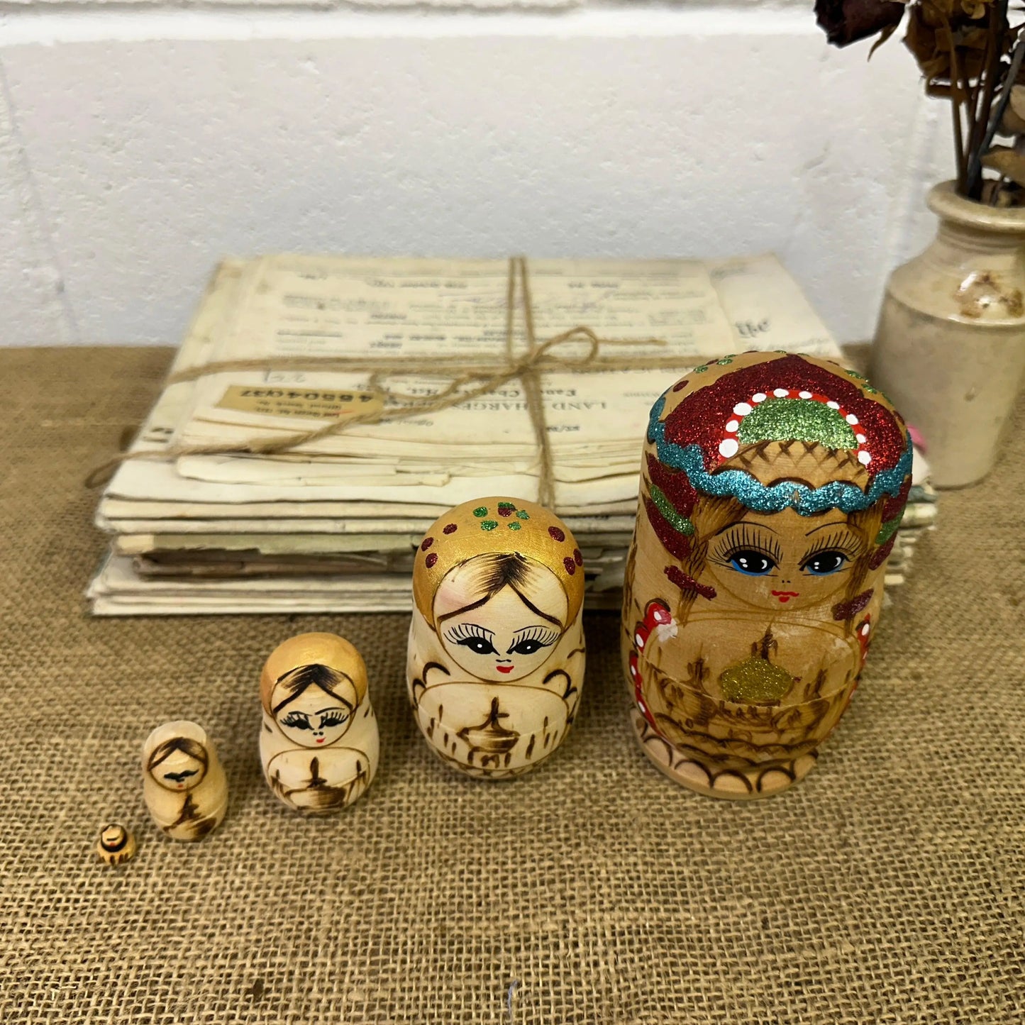 Matryoshka Russian Stacking Dolls - The Blind Mole