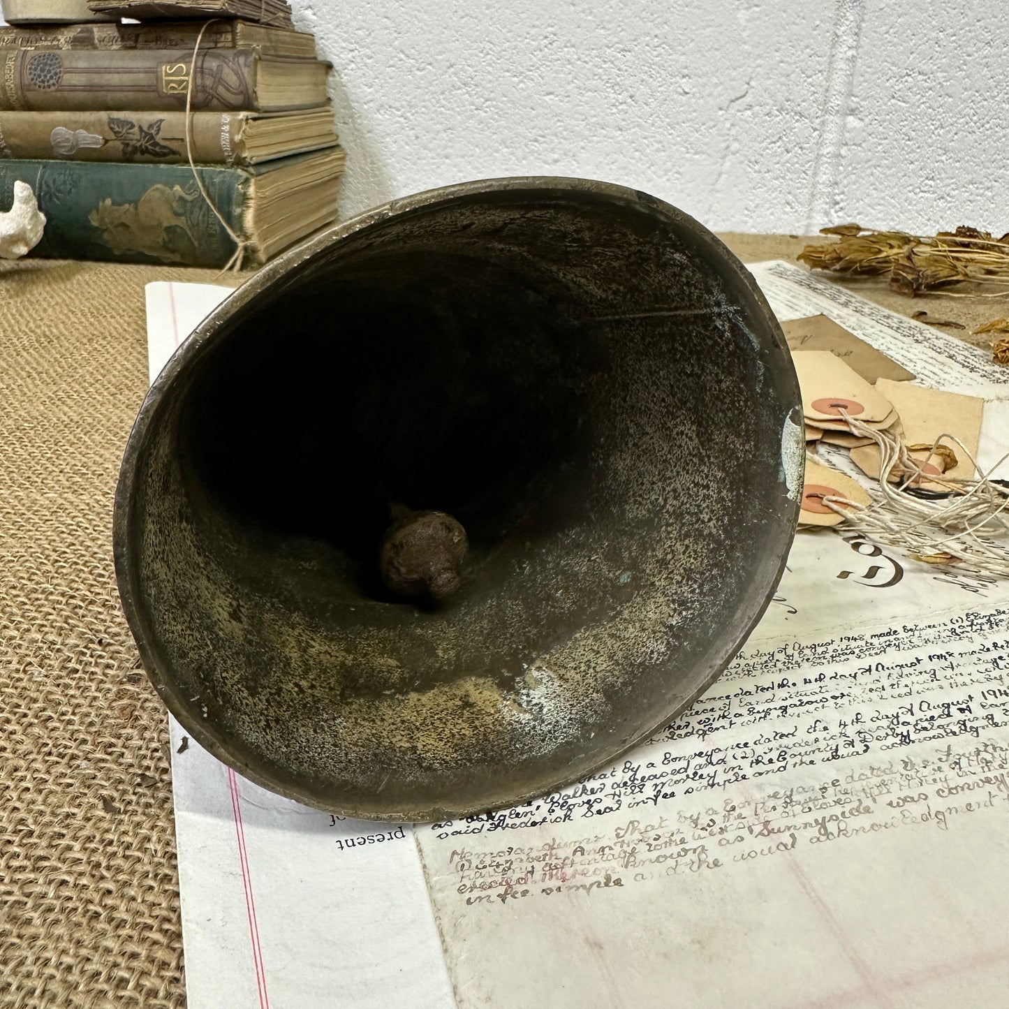 Hanging Brass Bell - The Blind Mole