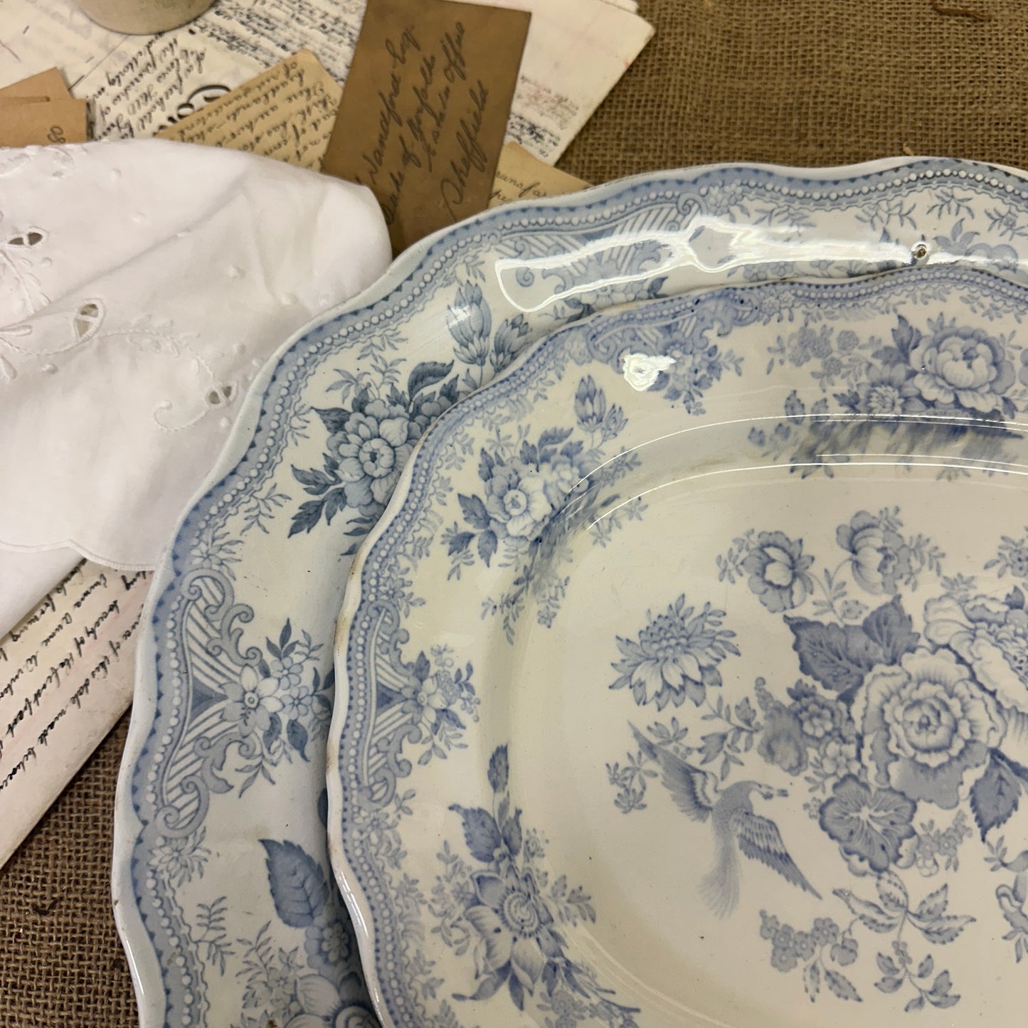 Wedgwood Victorian Serving Platters Asiatic Pheasant - The Blind Mole