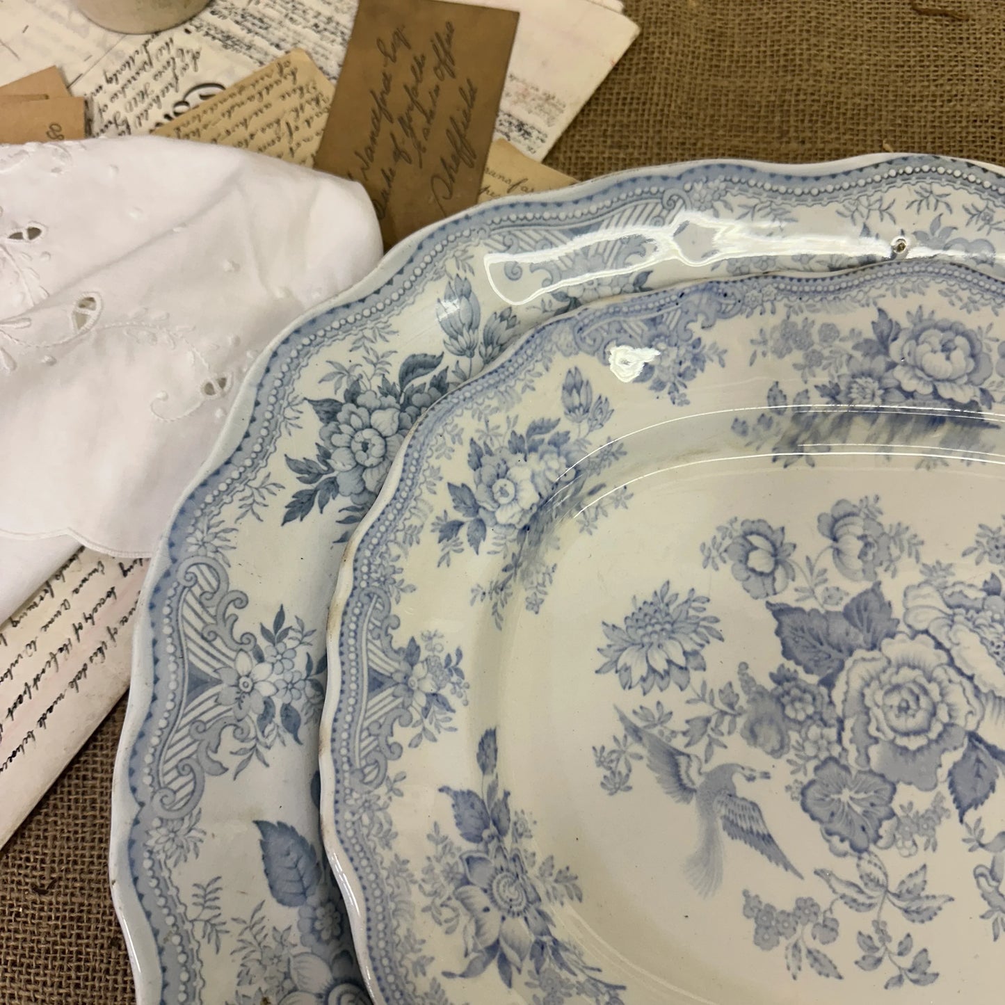 Wedgwood Victorian Serving Platters Asiatic Pheasant - The Blind Mole