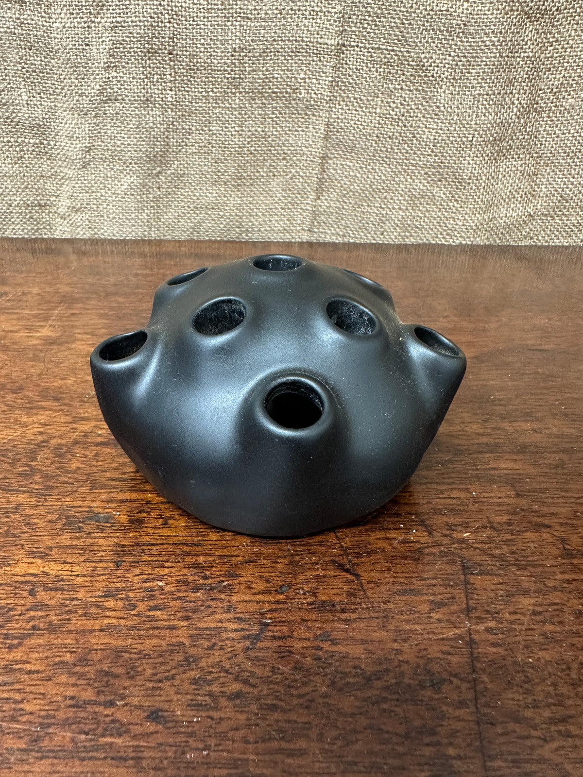 Ceramic Flower Frog Tuba Flower Aid
