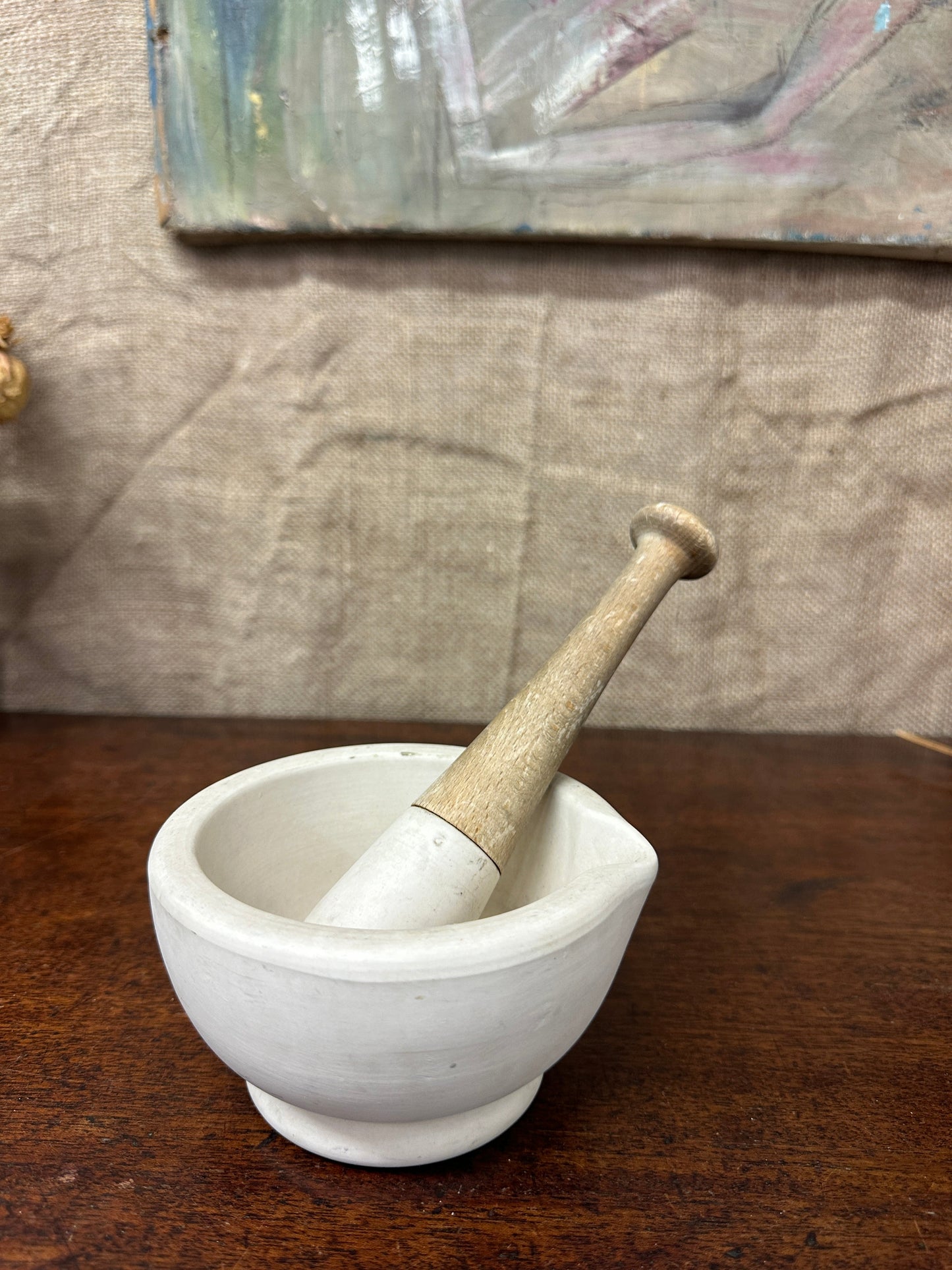 Antique Mortar Pestle Set The Blind Mole