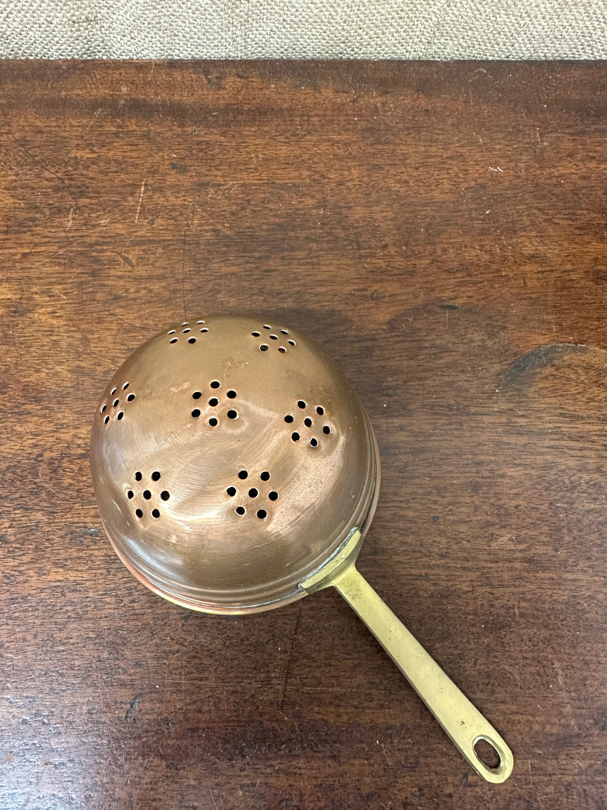 Italian Copper Colander Strainer