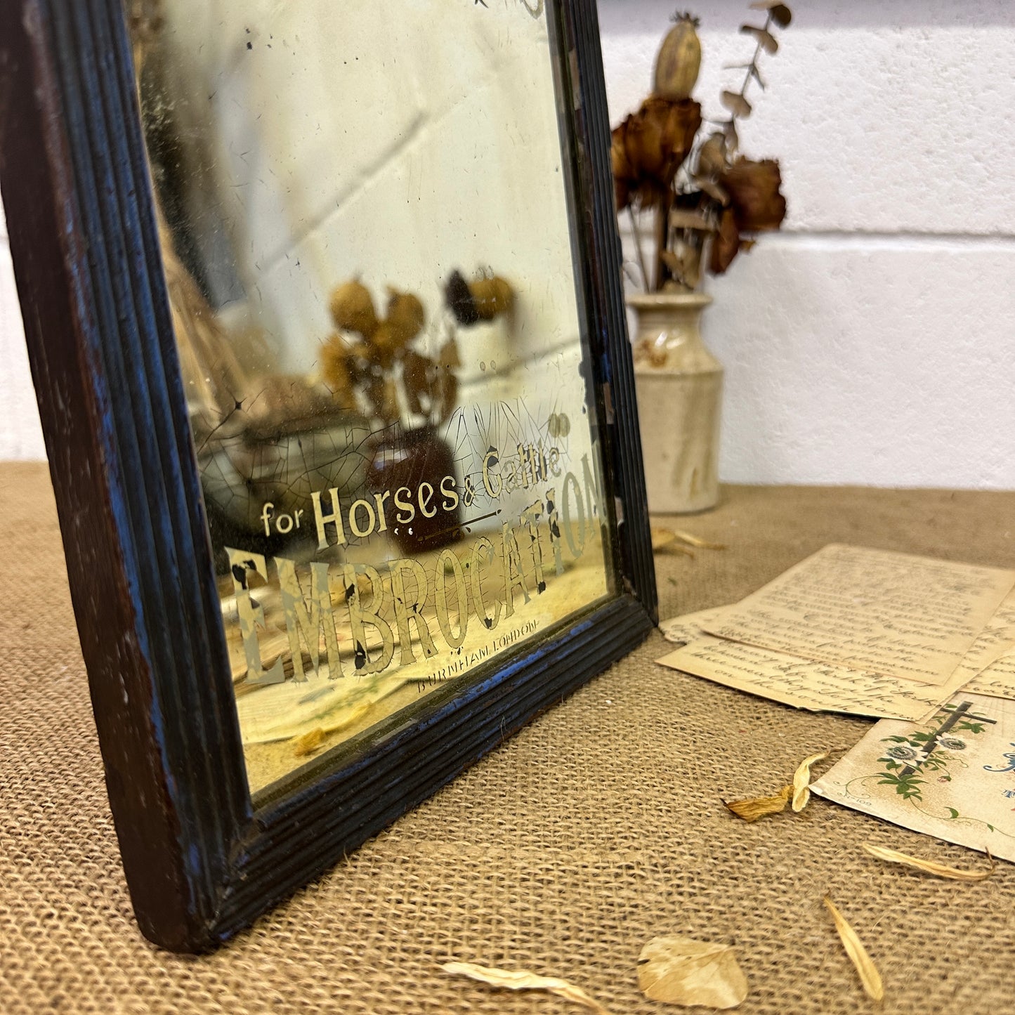 Elliman's Embrocation Advertising Mirror