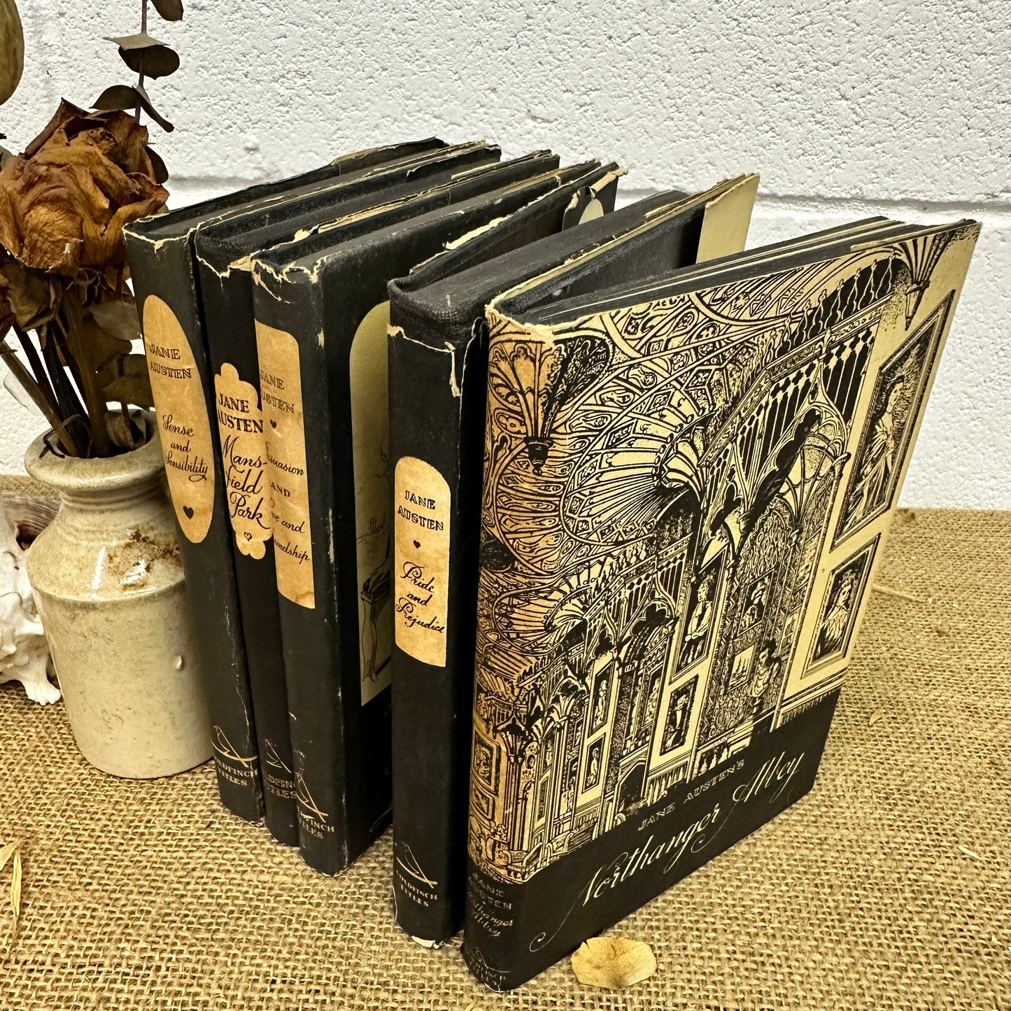 Set of Jane Austen Books Black