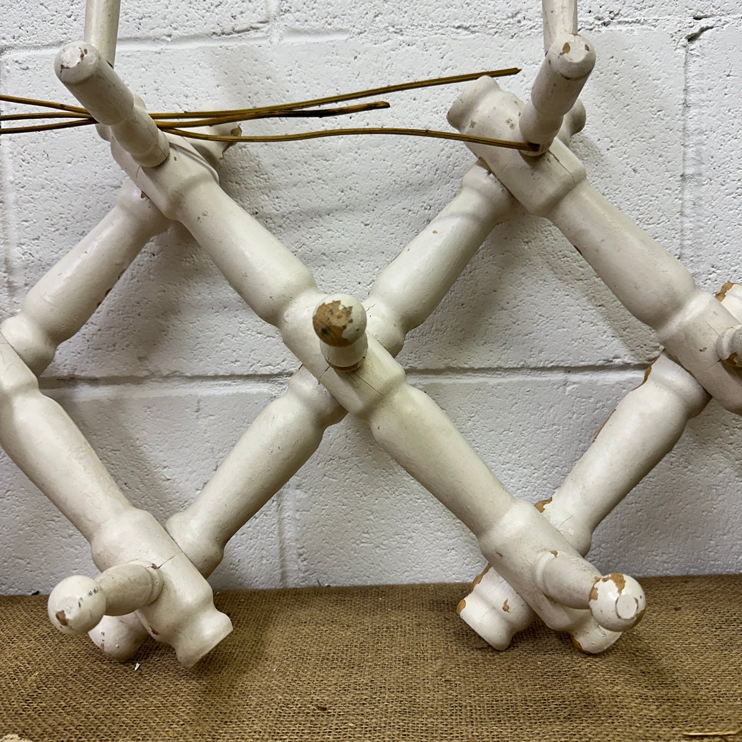 Antique French Accordion Coat Hooks