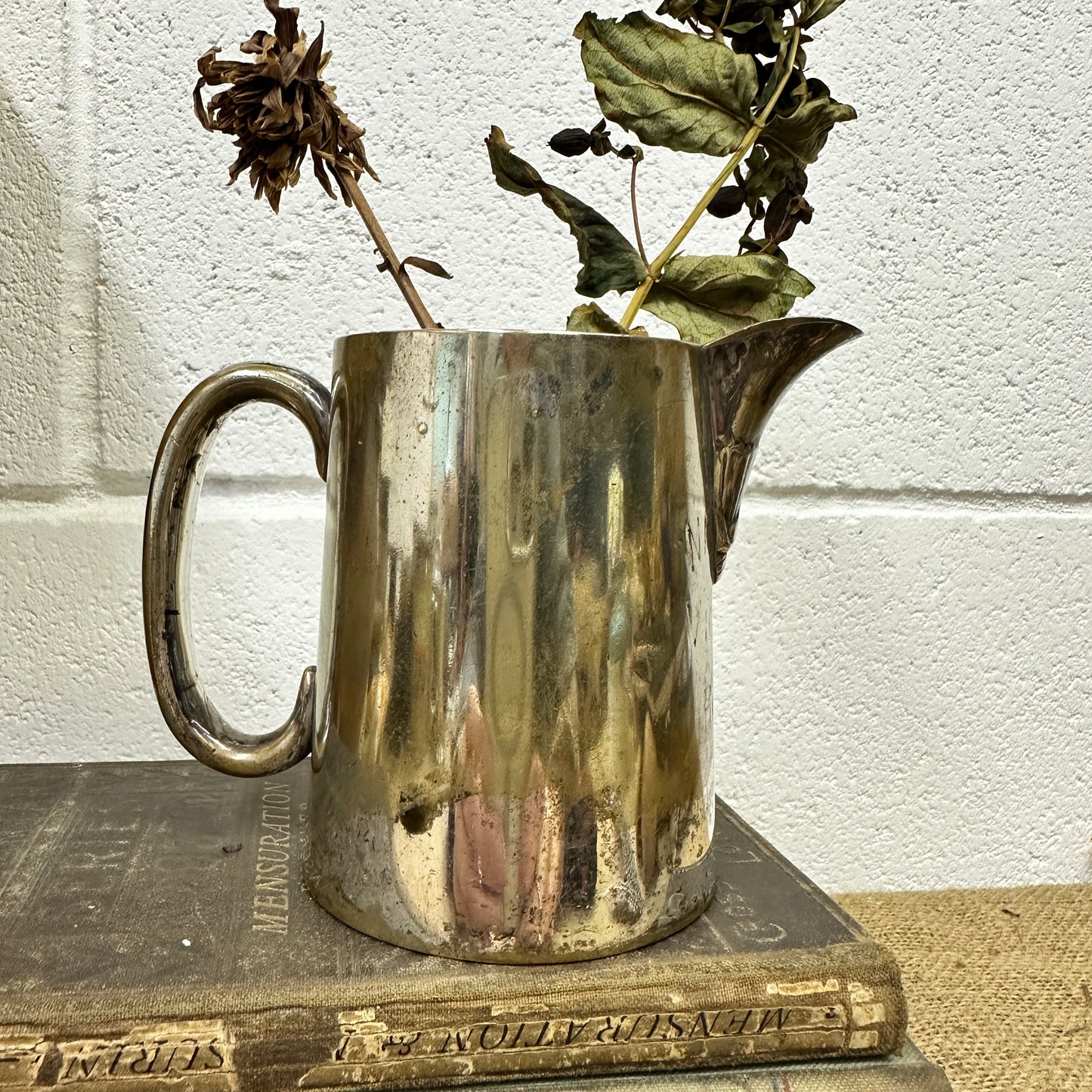 Vintage Silver Plated Cream Jug