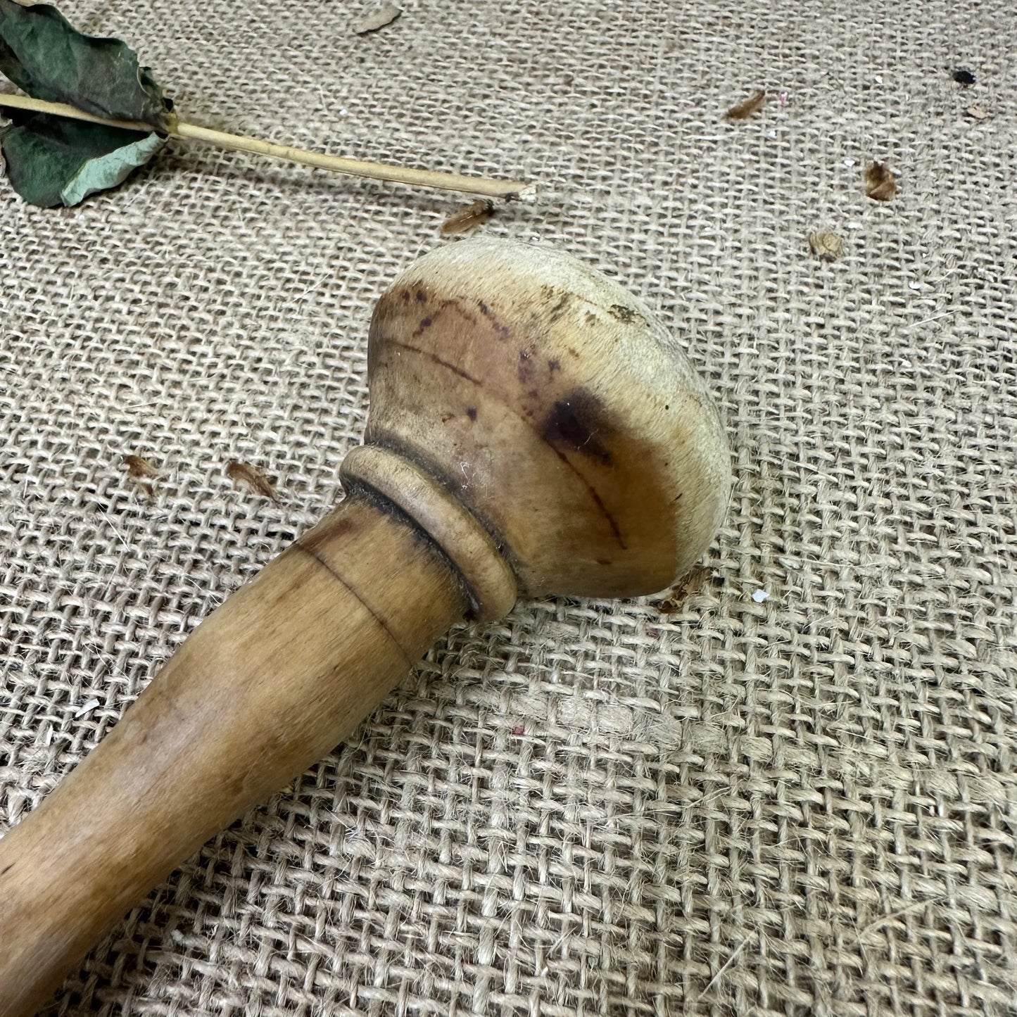 Antique Wooden Pestle, Mallet - The Blind Mole