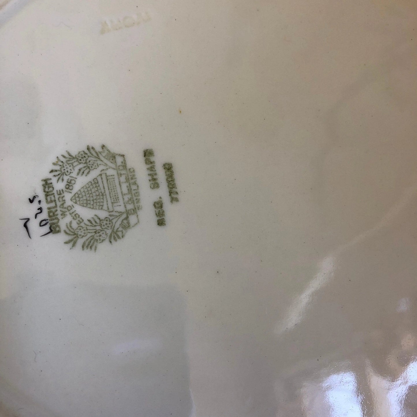 Burleigh Ware Large Art Deco Hand Painted Serving Platter - The Blind Mole