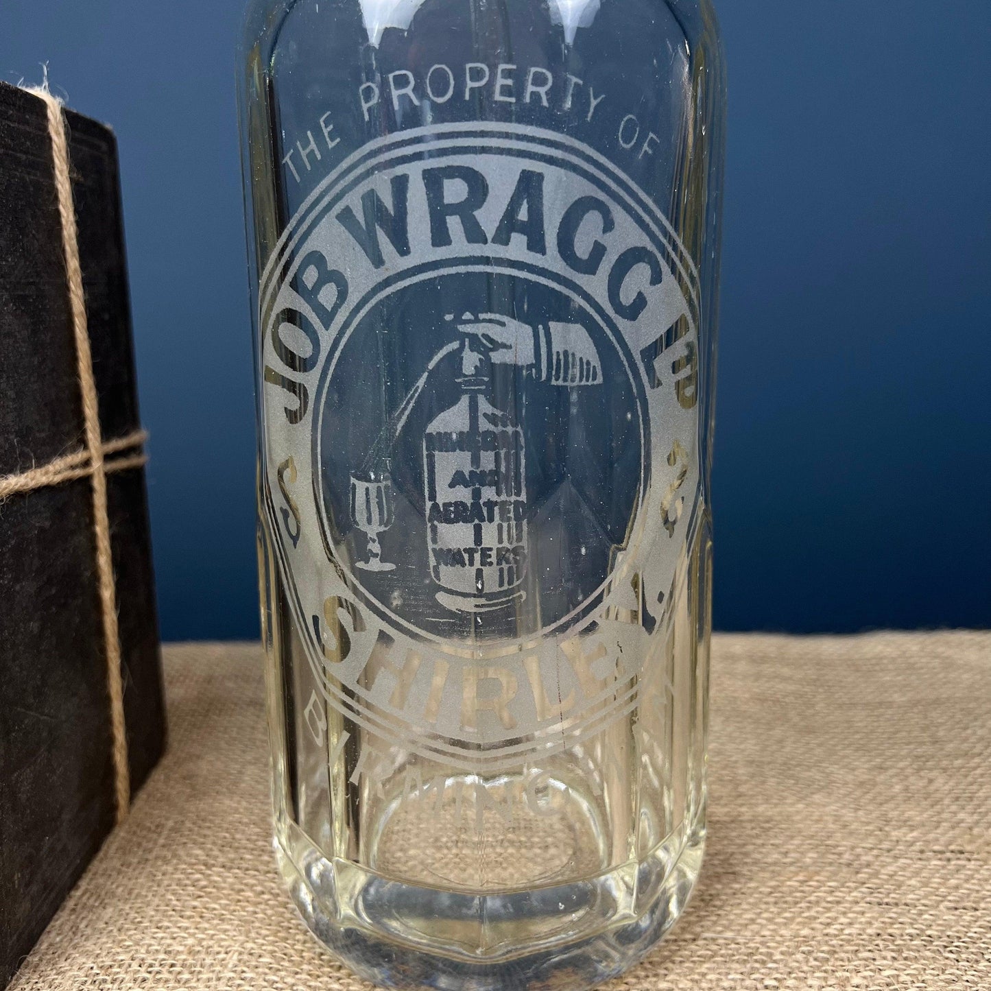 Antique Soda Syphon Job Wragg Ltd Birmingham - The Blind Mole