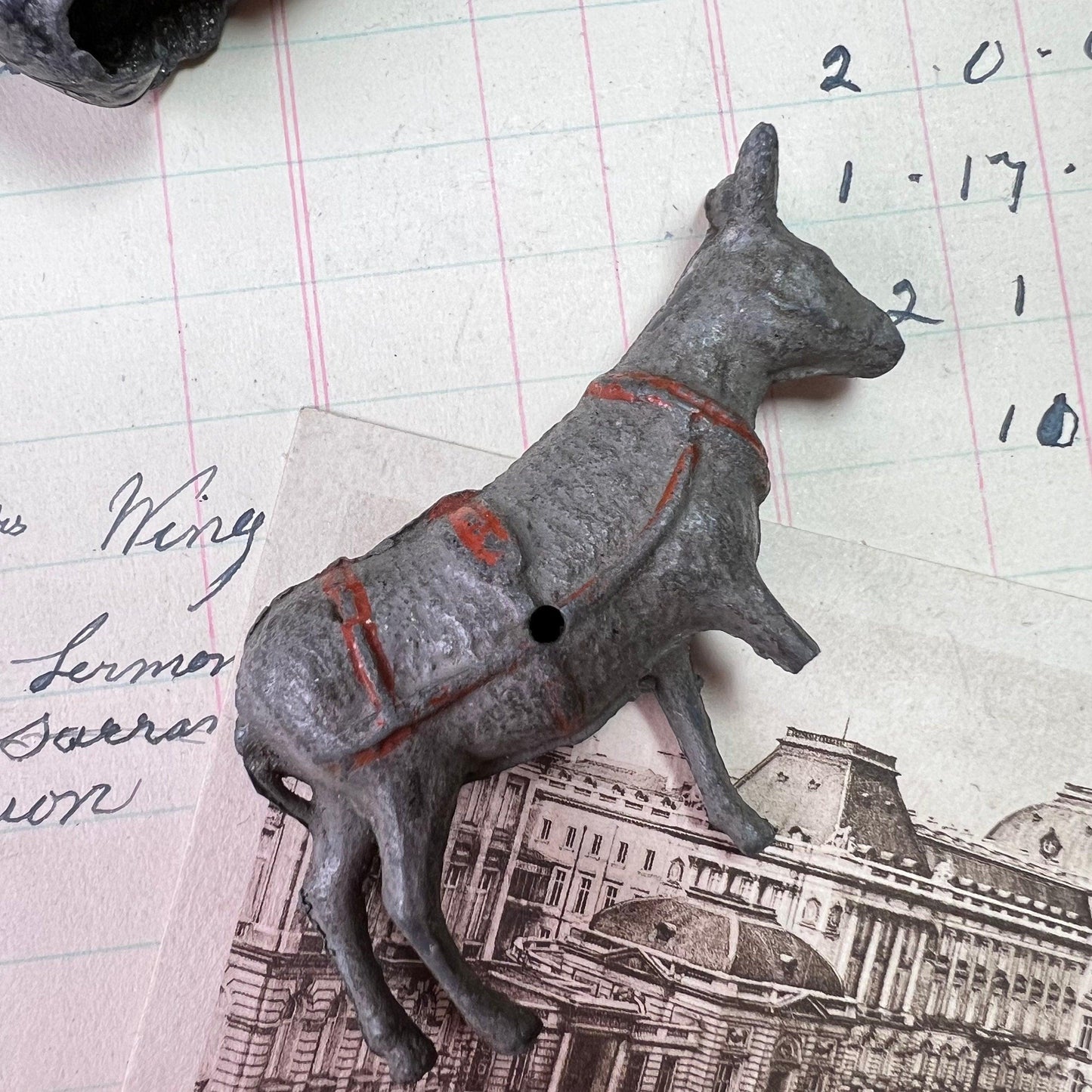 Antique Lead Farm Animals - The Blind Mole