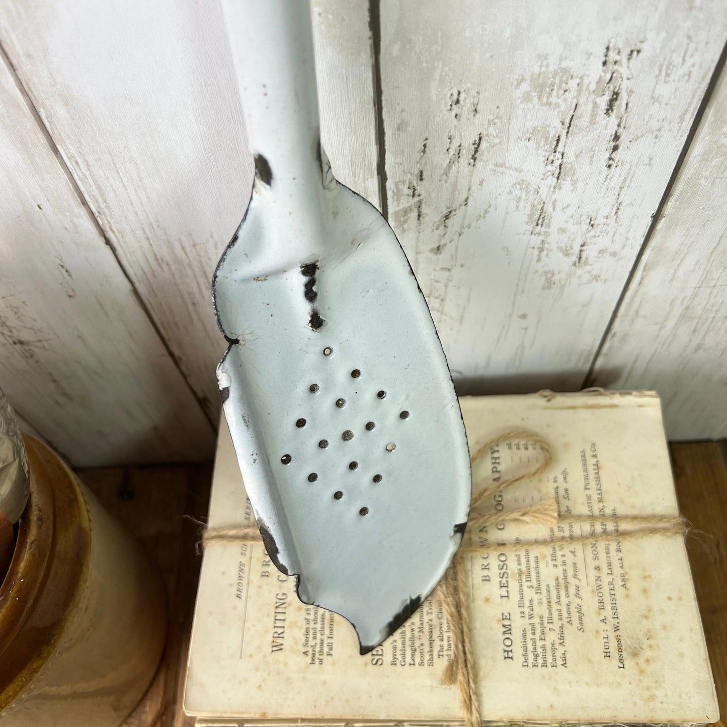 Enamel Vintage Fish Slice - The Blind Mole