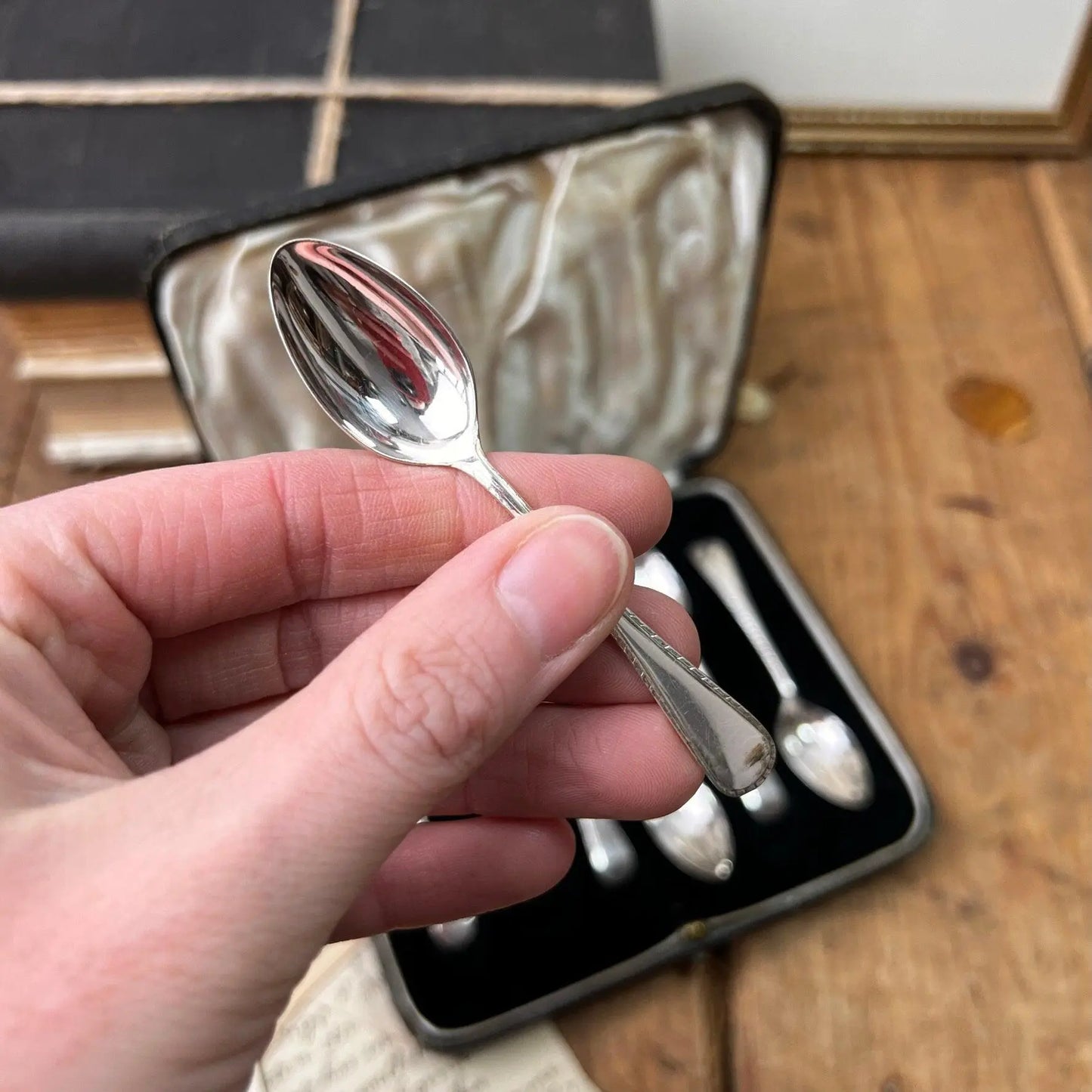 EPNS Small Coffee Spoons - The Blind Mole