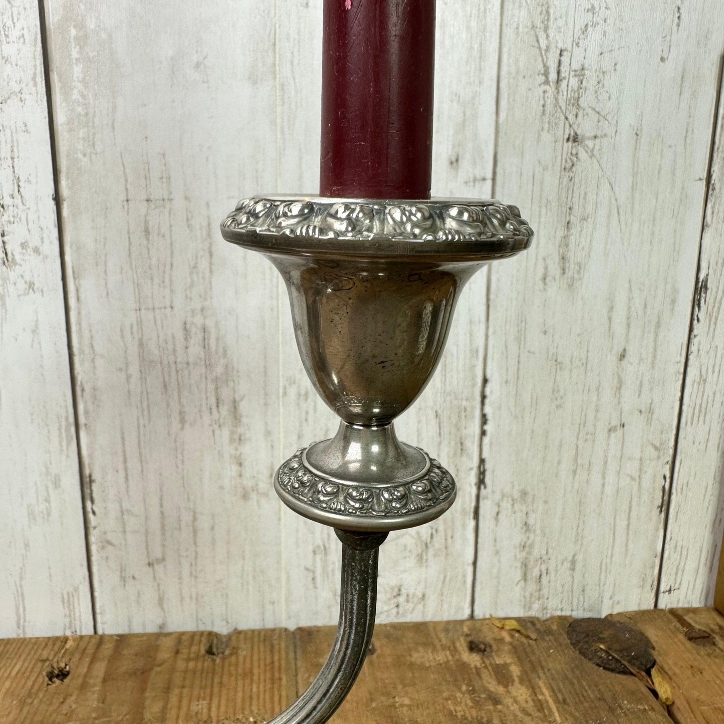 Beautiful Silver Plated Triple Candelabra - The Blind Mole