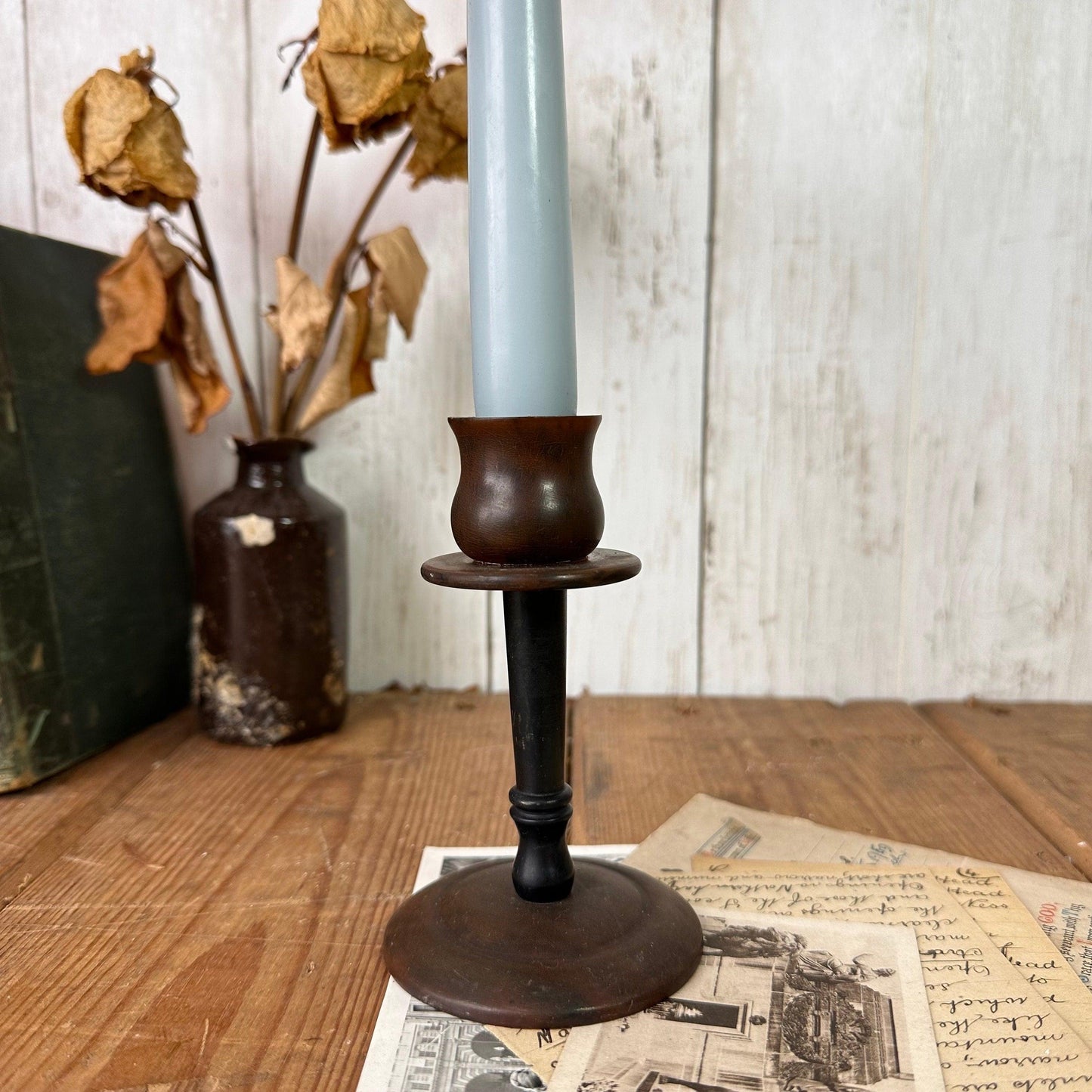 Bakelite Art Deco Candle Stick - The Blind Mole