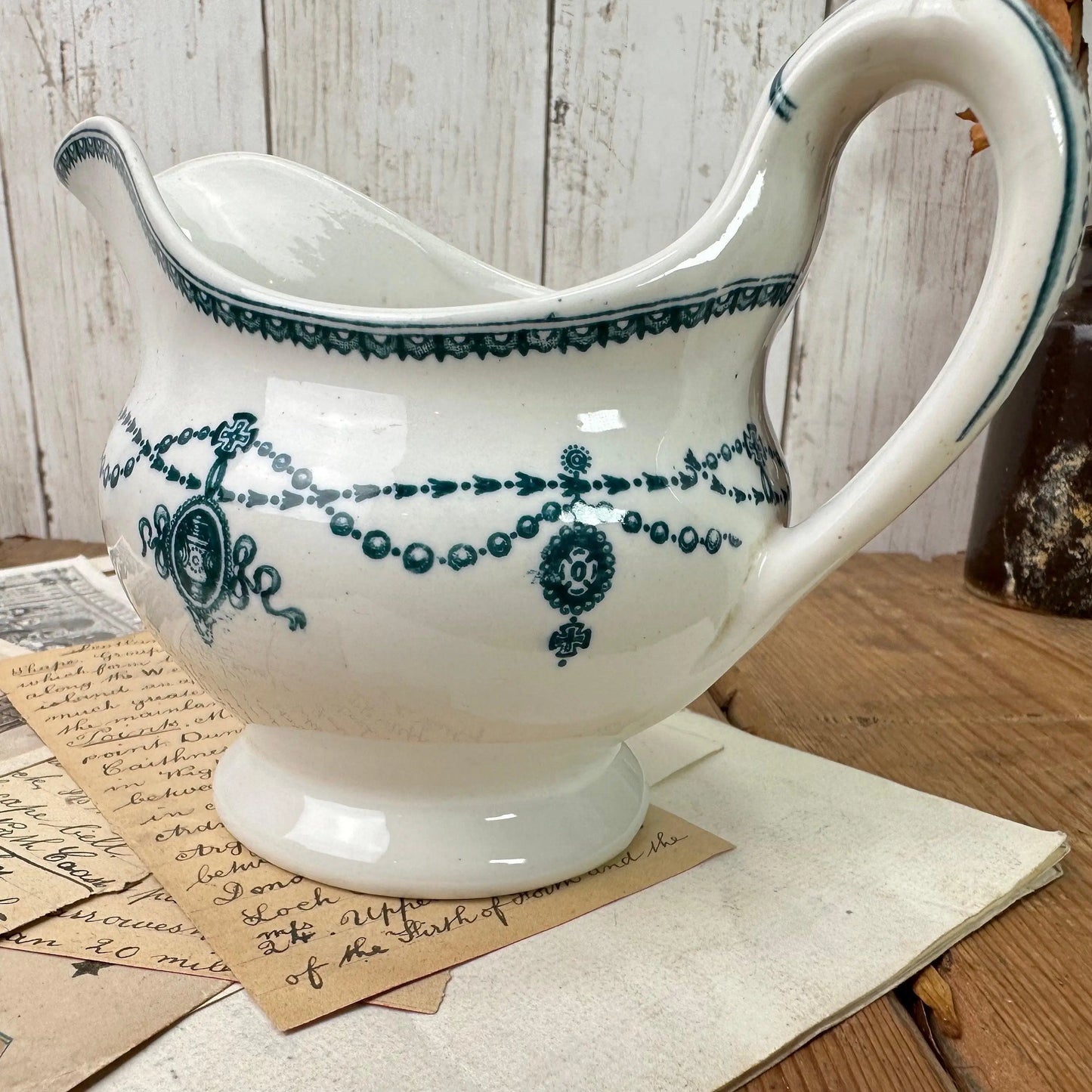 Ludgate by Keeling & Co Kingston Blue Milk Jug - The Blind Mole
