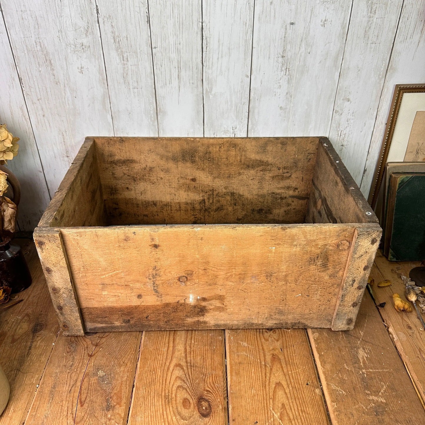 Vintage Wooden Shuregood Pears Crate Bottle Rack - The Blind Mole