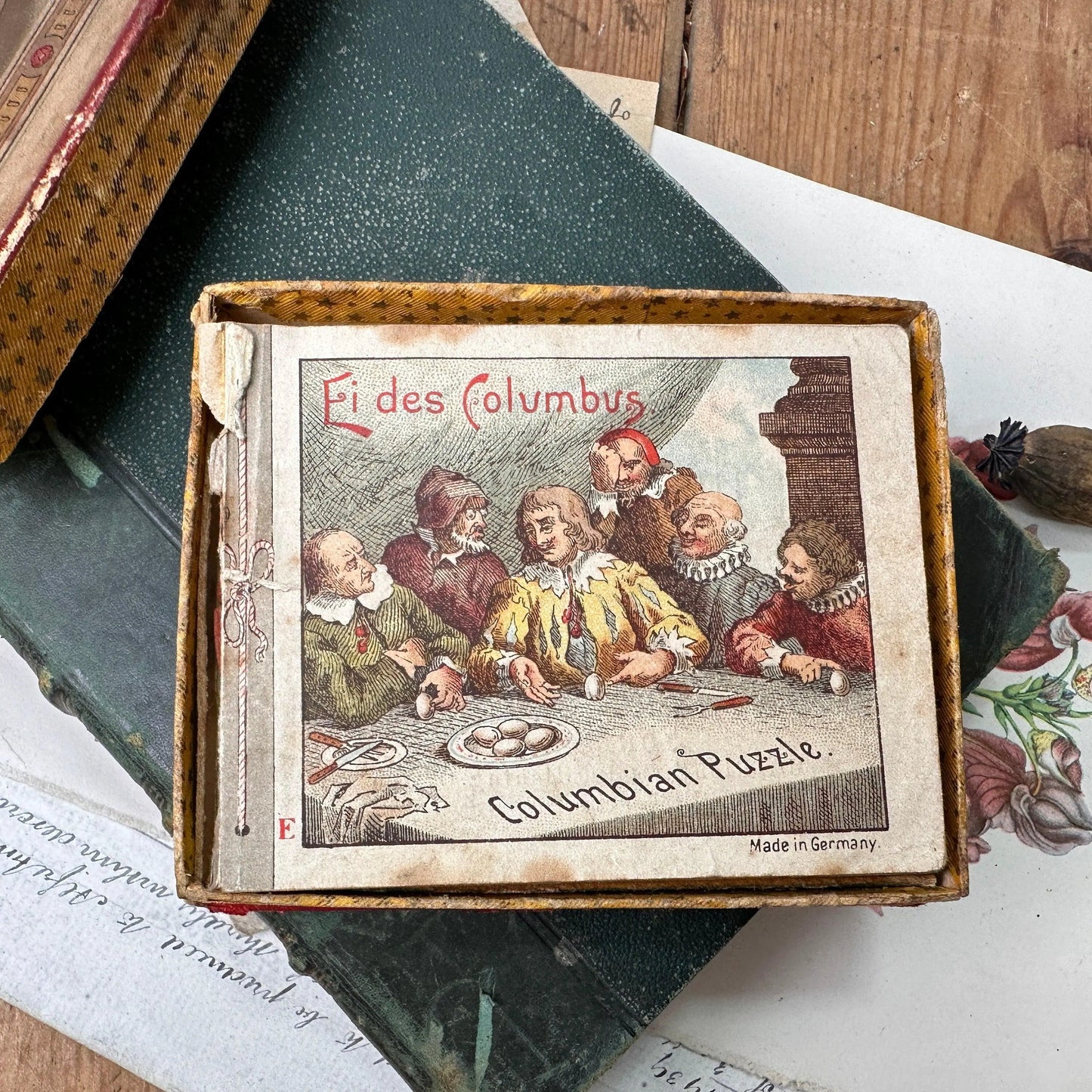 Antique German Eides Columbus Columbian Puzzle Book - The Blind Mole