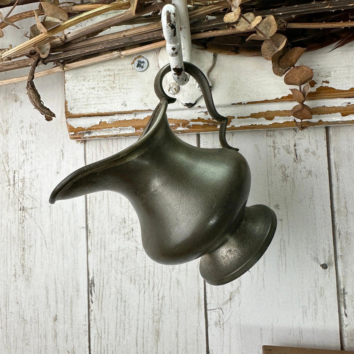 Stunning Small Vintage Pewter Cream Milk Jug - The Blind Mole