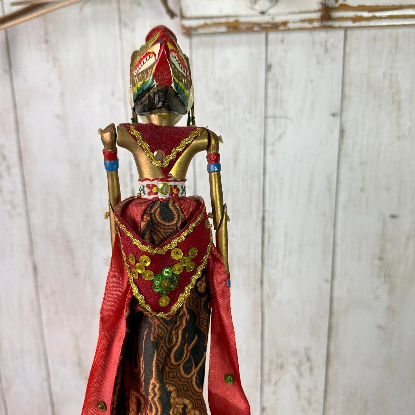 Pair of Indonesian Wayang Golek Puppets - The Blind Mole
