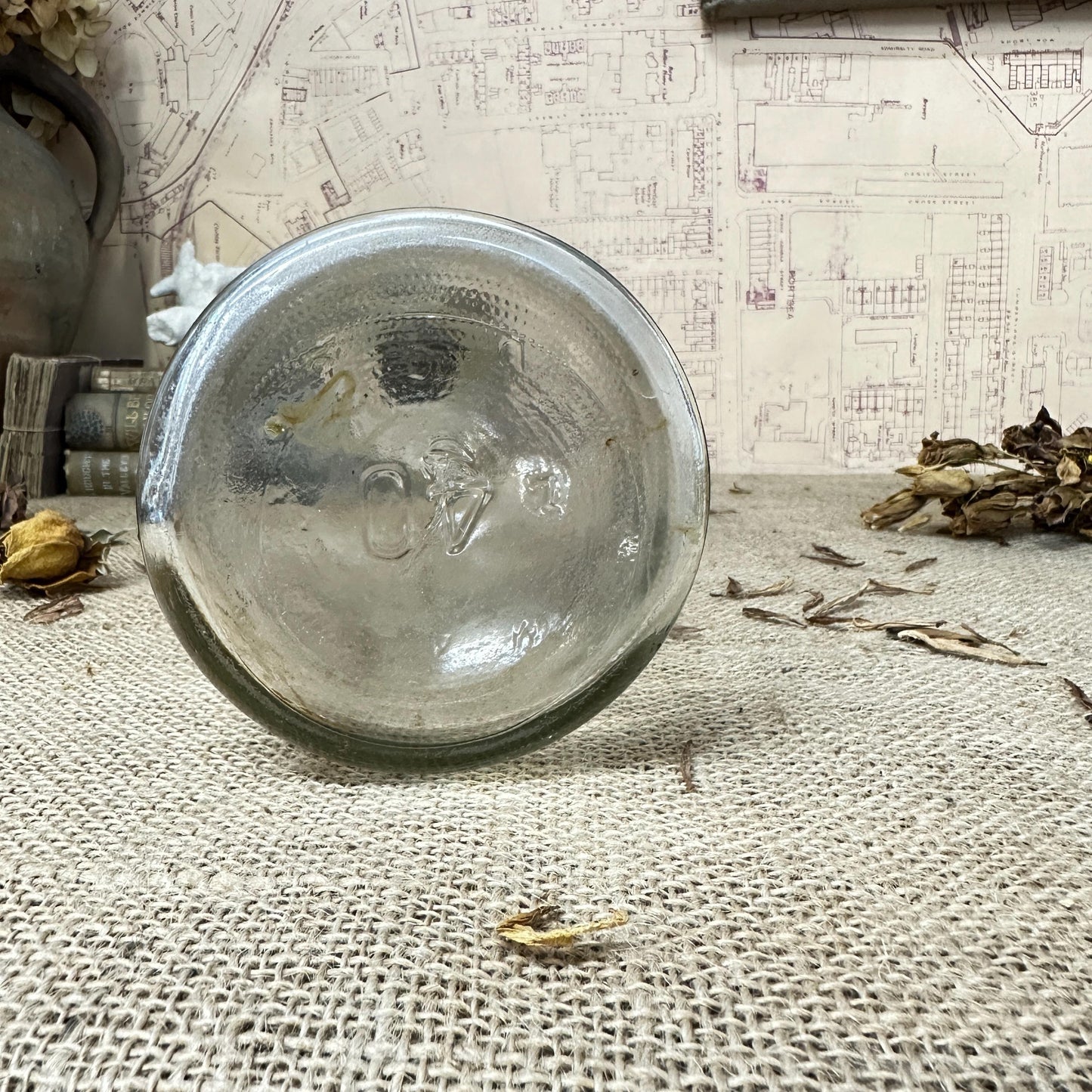 Vintage Glass Apothecary Chemist Laboratory Bottle Distilled Water - The Blind Mole