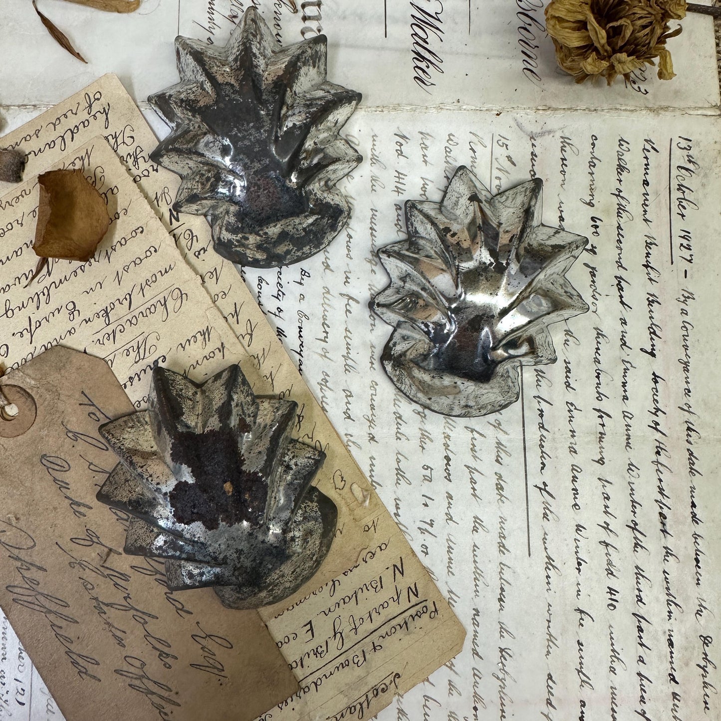 Set of 3 Individual Chocolate Patisserie Moulds, Tartlet Tins - The Blind Mole