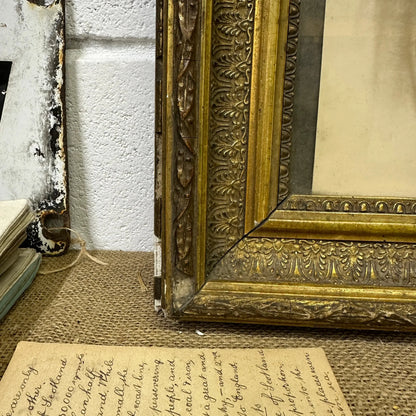 Gesso Framed Victorian Portrait - The Blind Mole