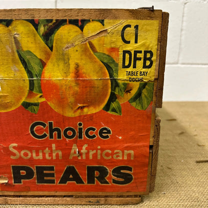 Wooden Choice Pears Crate The Blind Mole