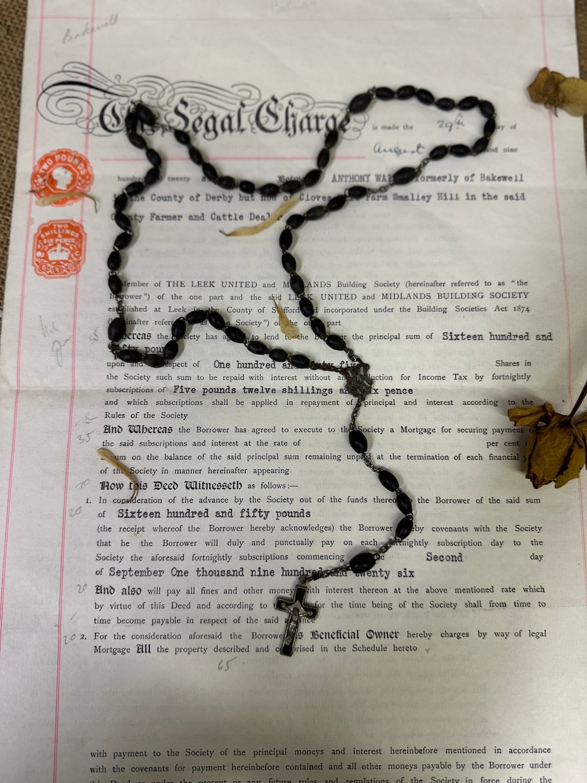 Beaded Rosary Beads Rosary Necklace Crucifix - The Blind Mole