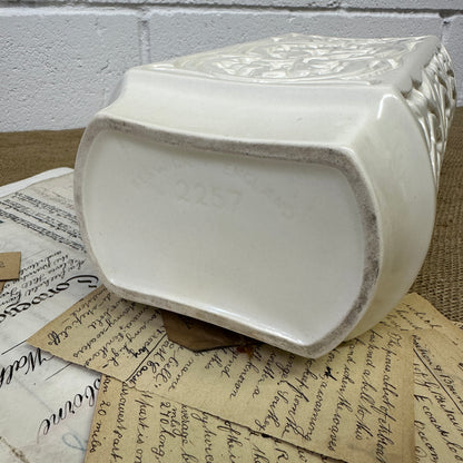 White Moonstone Beswick Fern Vase