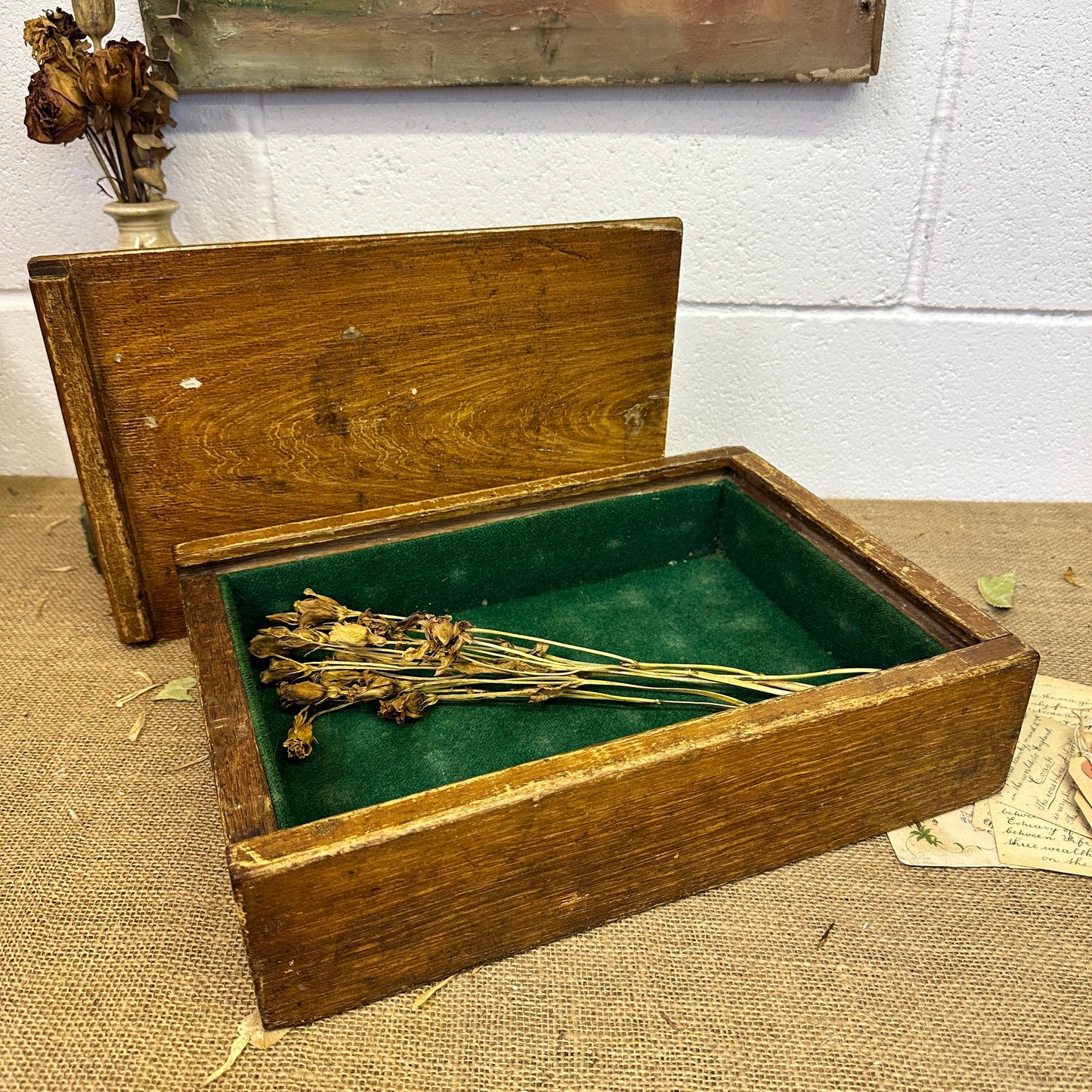 Lidded Wooden Storage Box